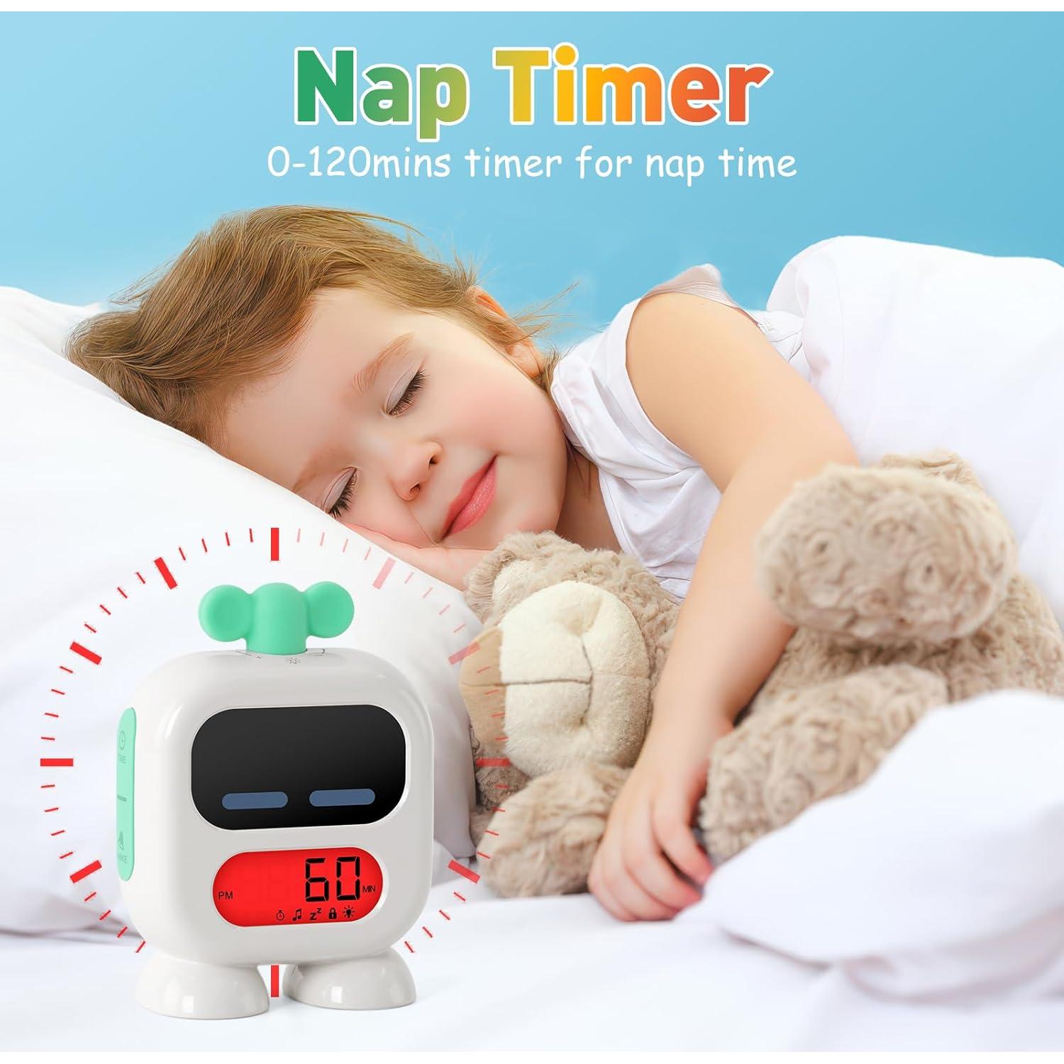 Reloj Despertador para Niños Seucasu S300 con Luz Verde y Roja