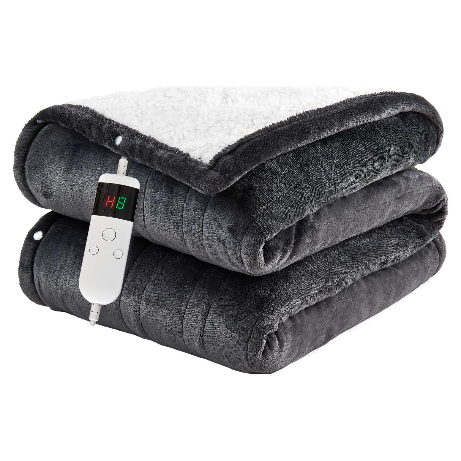 Manta Eléctrica Térmica PENGZHU 127x152cm 10 Niveles Calor