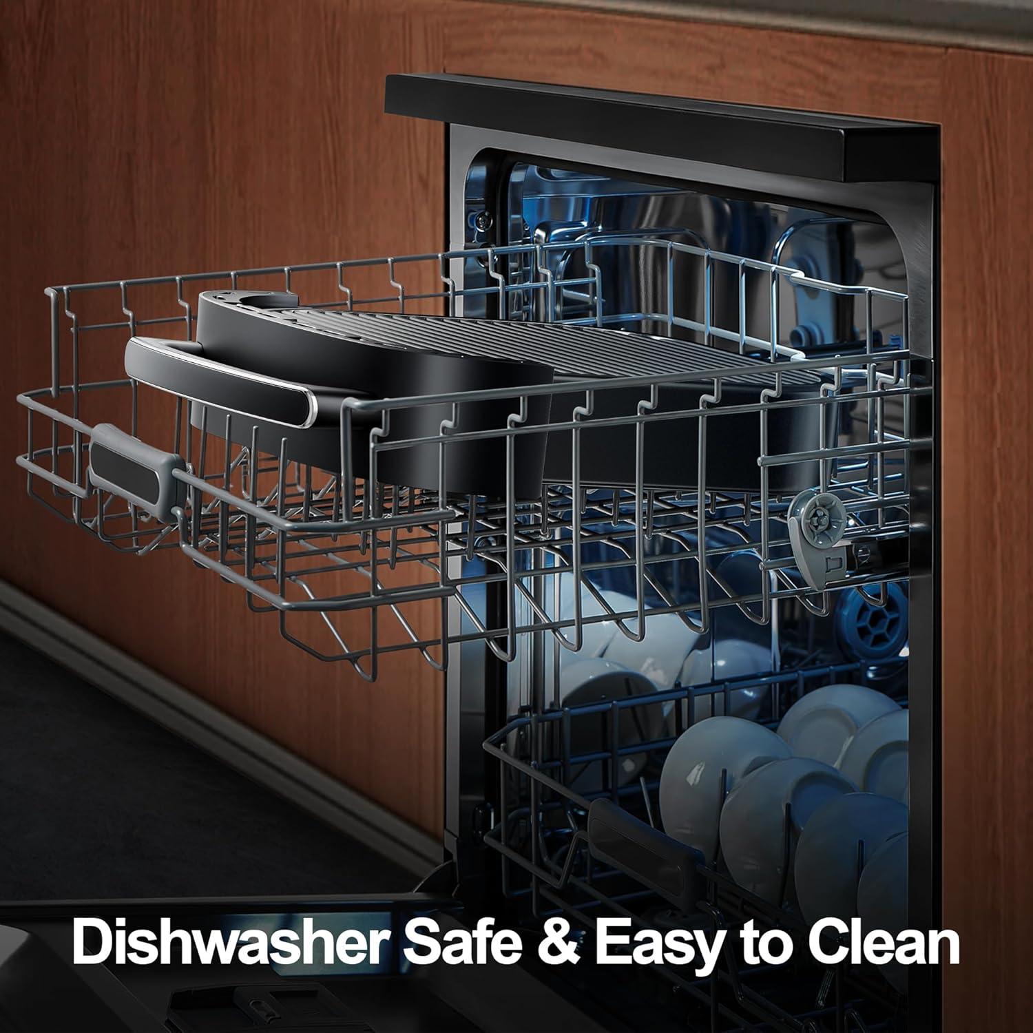 Freidora de Aire EDENPEER 6 QT Acero Inoxidable 11 en 1