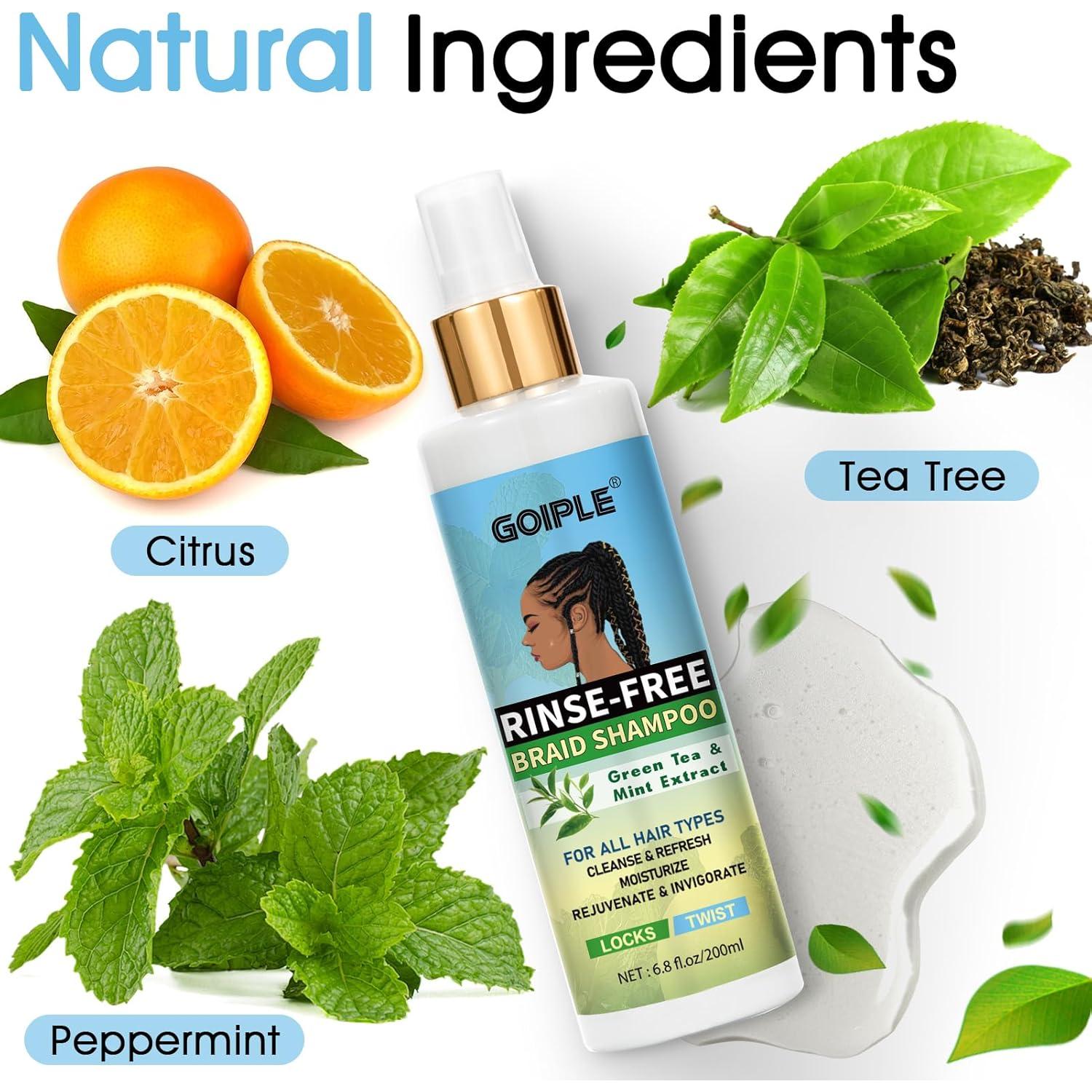 Mousse y Champú Sin Agua para Trenzas Goiple - 2 Piezas