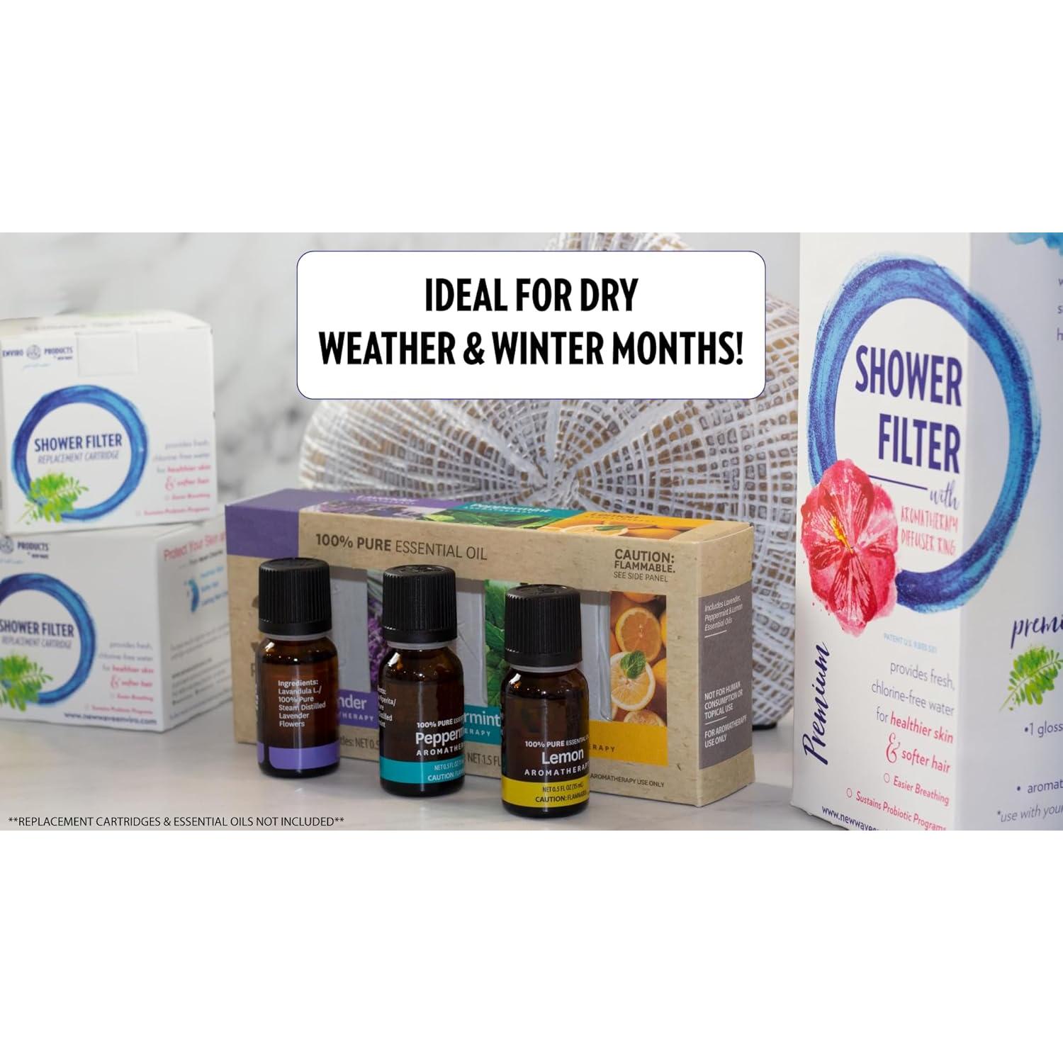 Cartucho de Filtro de Ducha New Wave Enviro - Reducción de Cloro