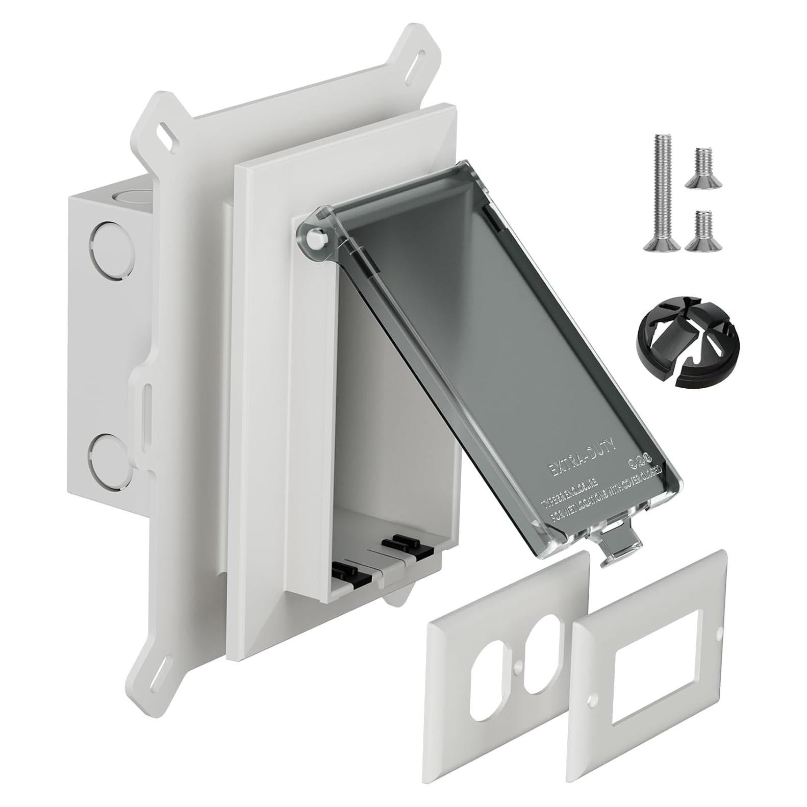 Caja de Salida Empotrada Dremica DBVS1C-1 Vertical 1-Gang