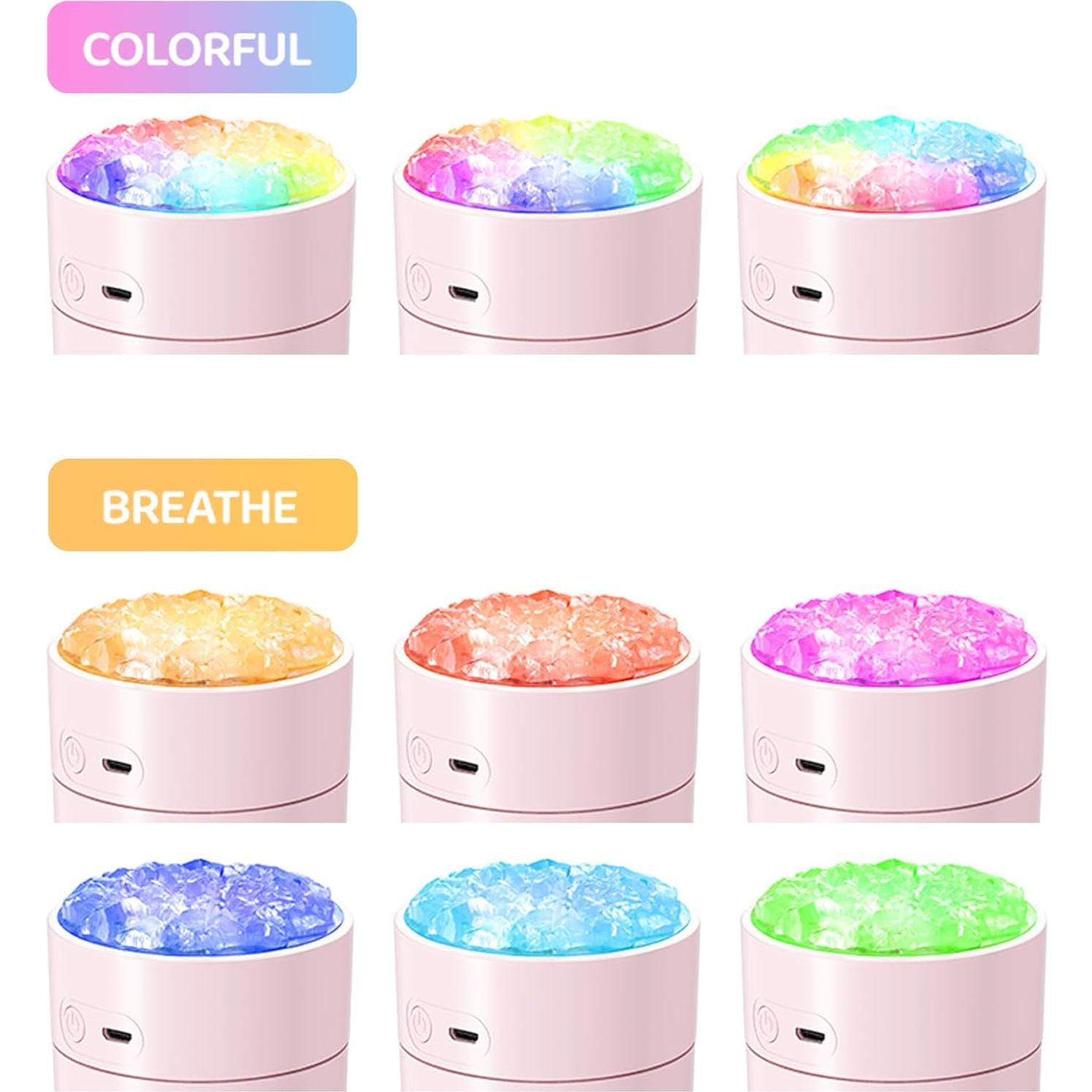 Humidificador Compacto BATULU 220ml con Luz LED 7 Colores