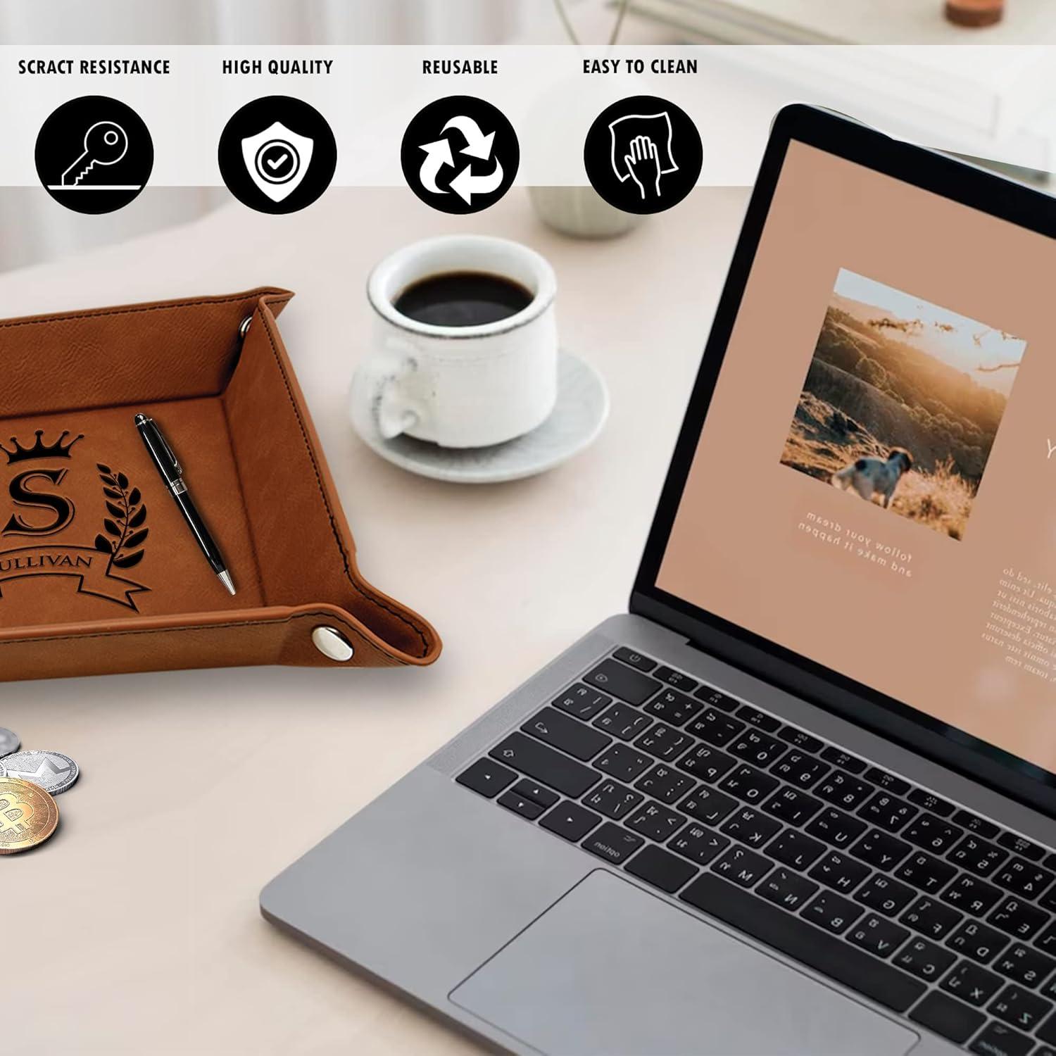 Bandeja de Joyería de Cuero Krezy Case Personalizada 24.1cm