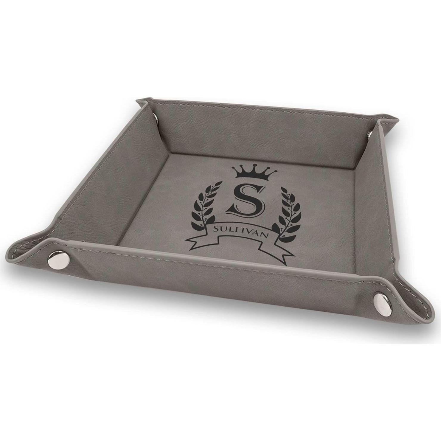 Bandeja de Joyería de Cuero Krezy Case Personalizada 24.1cm