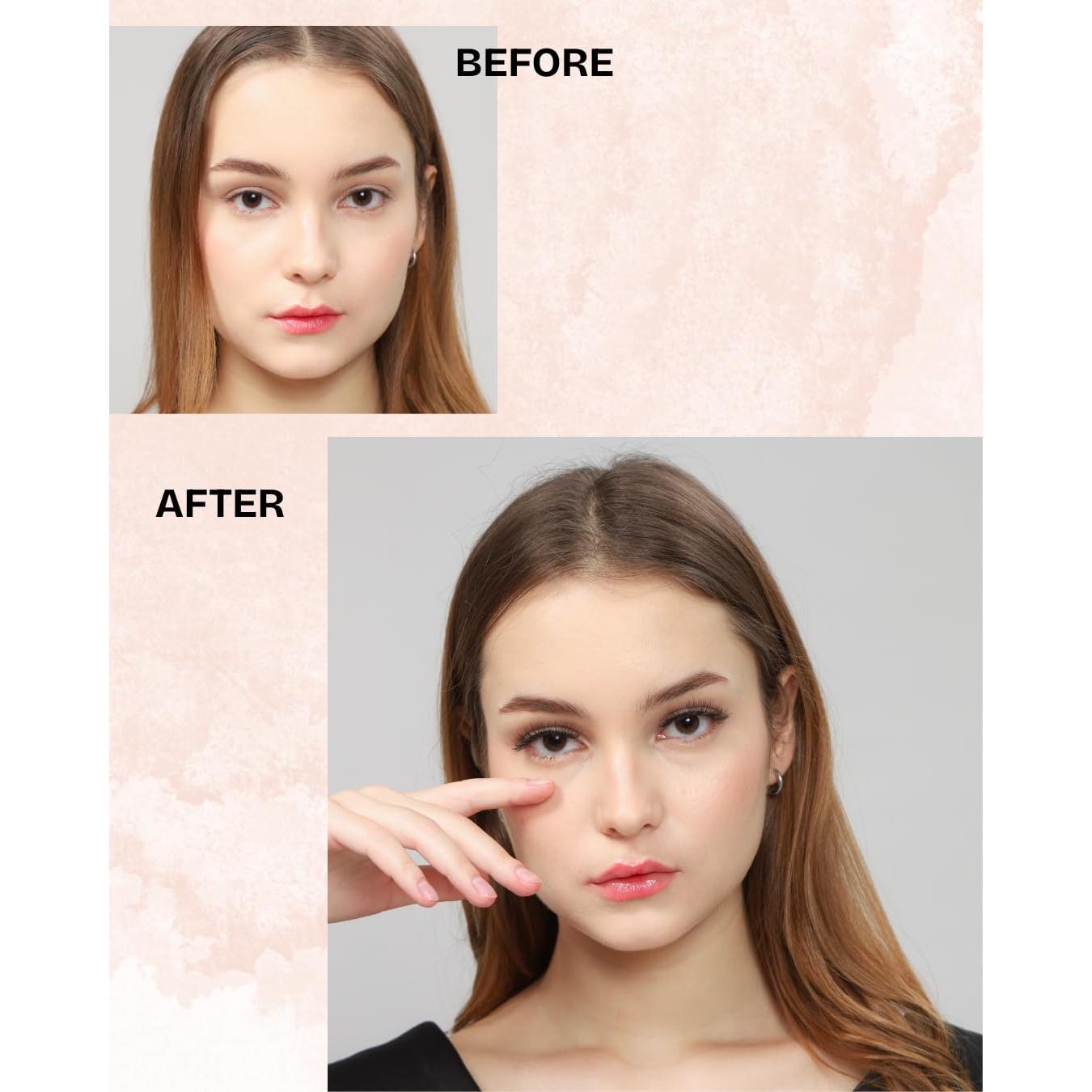 Pestañas Postizas 3D VOVU - Banda Invisible y Suave - Kit Natural