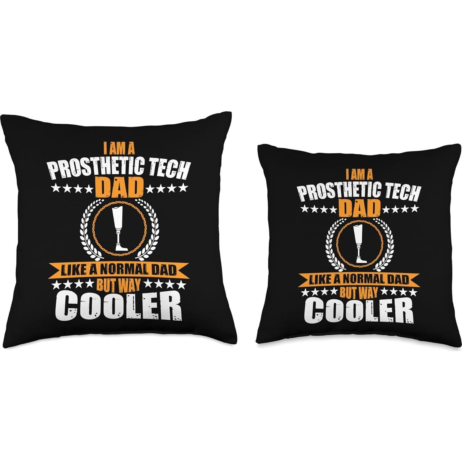 Cojín 16x16" Diseño Papá Técnico en Prótesis Multicolor