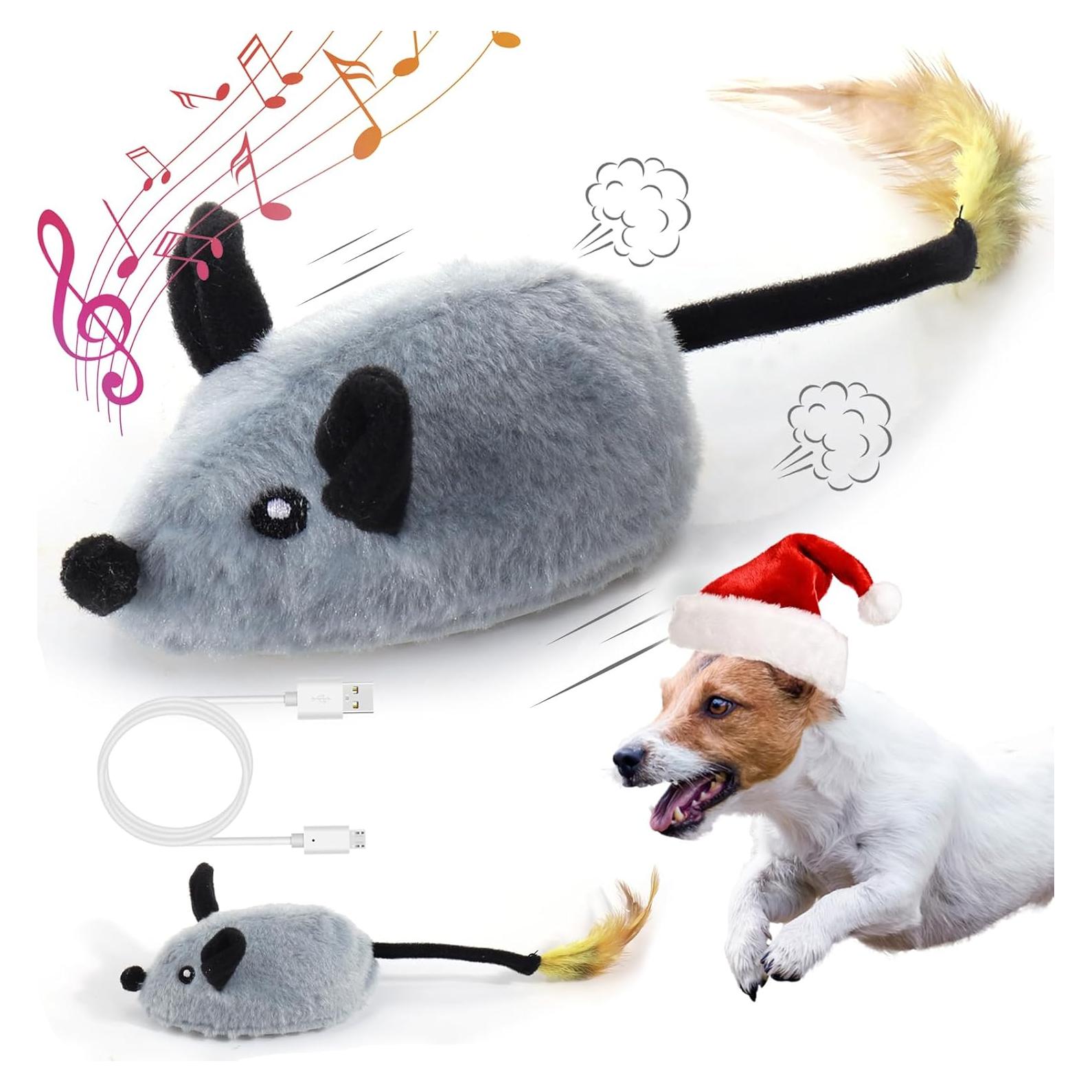 Juguete Interactivo para Perros Mity Rain Ratón Squeaky