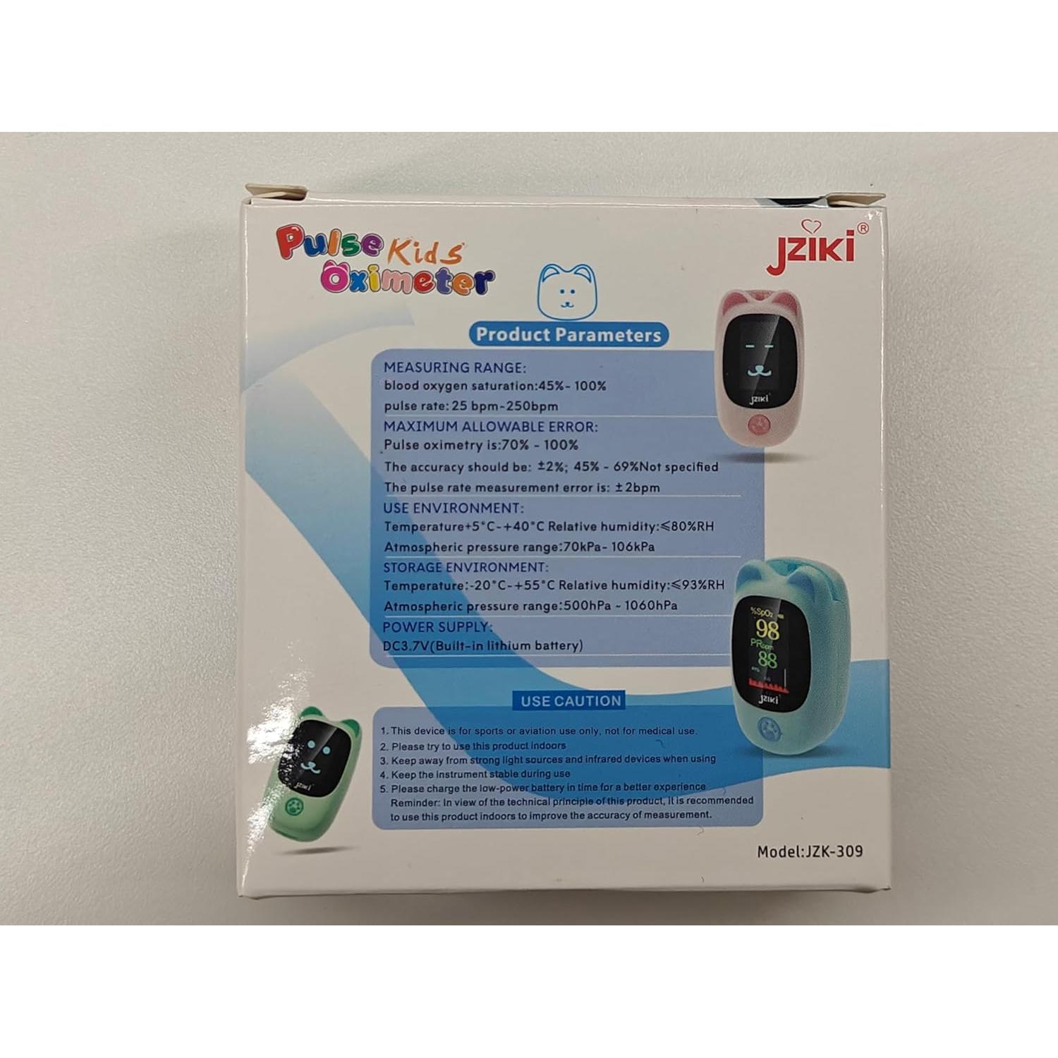 Oxímetro de Pulso Pediátrico YHXPIAY Verde Recargable