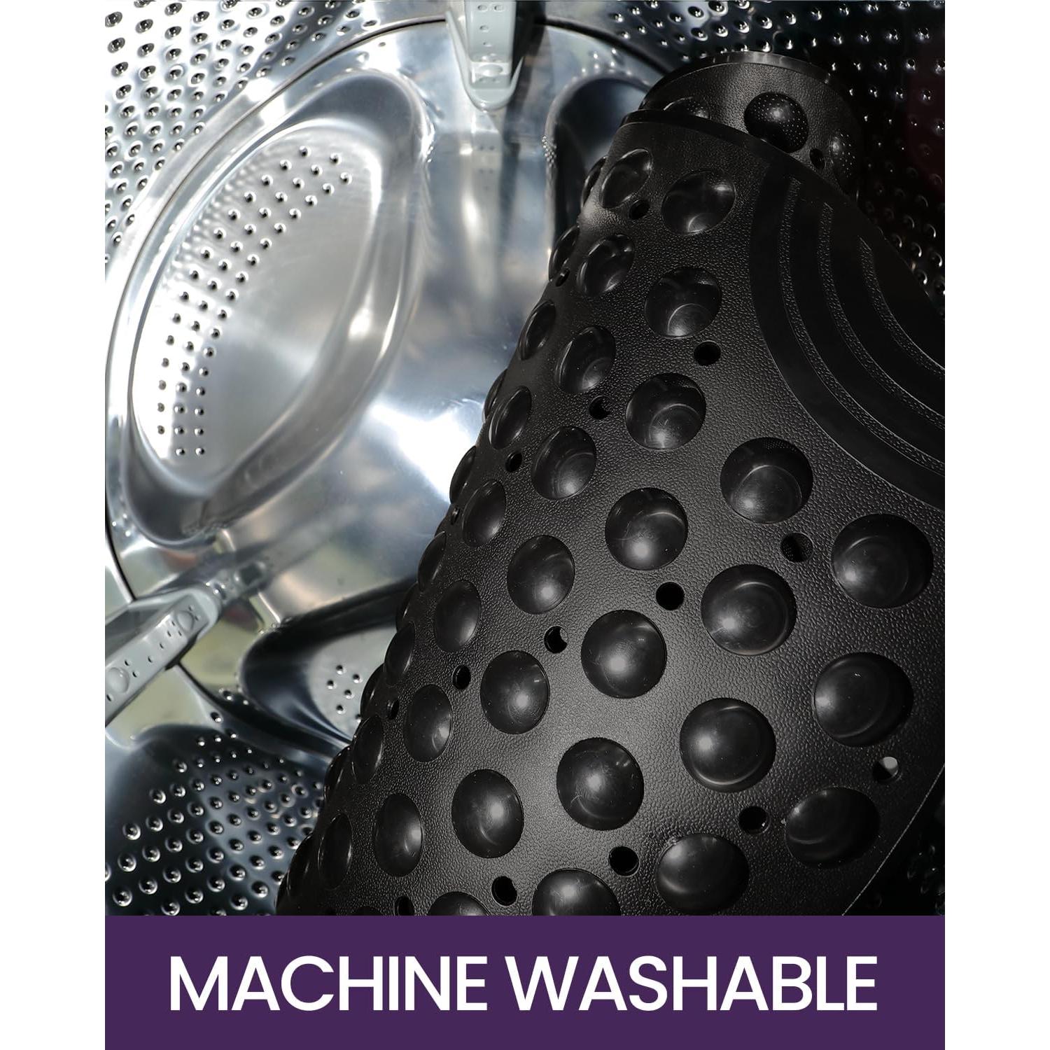 Alfombrilla de Bañera Antideslizante DEXI 40.6x88.9 cm Negra