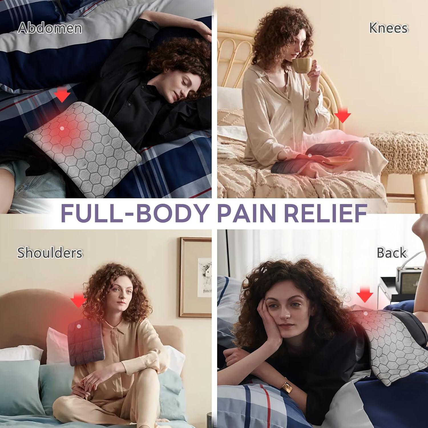 Almohadilla Térmica HOMLYNS RelaxRite 30x60cm 10 Niveles Calor