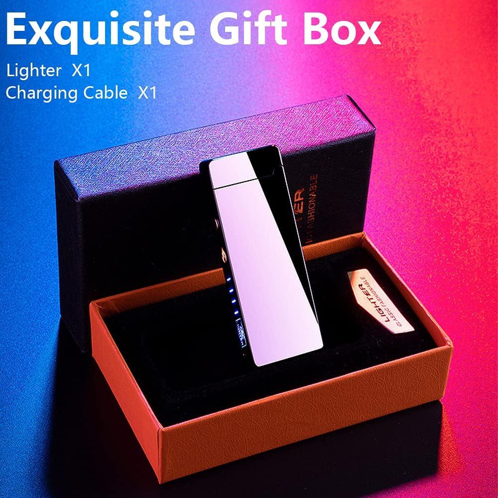 Encendedor Eléctrico Recargable SKRFIRE Doble Arco Azul