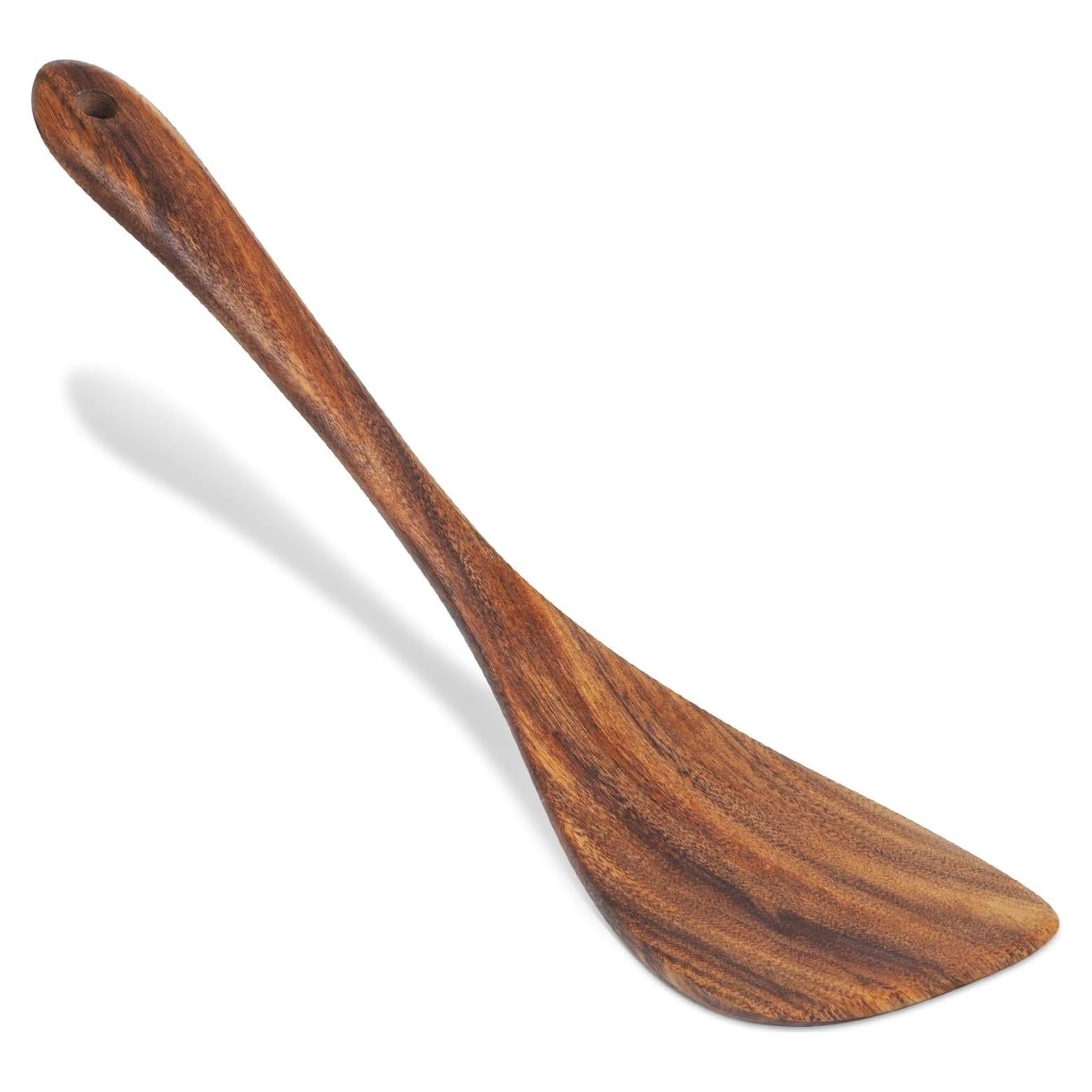 Espátula de Madera de Acacia Jilla-hla 30 cm Antiadherente