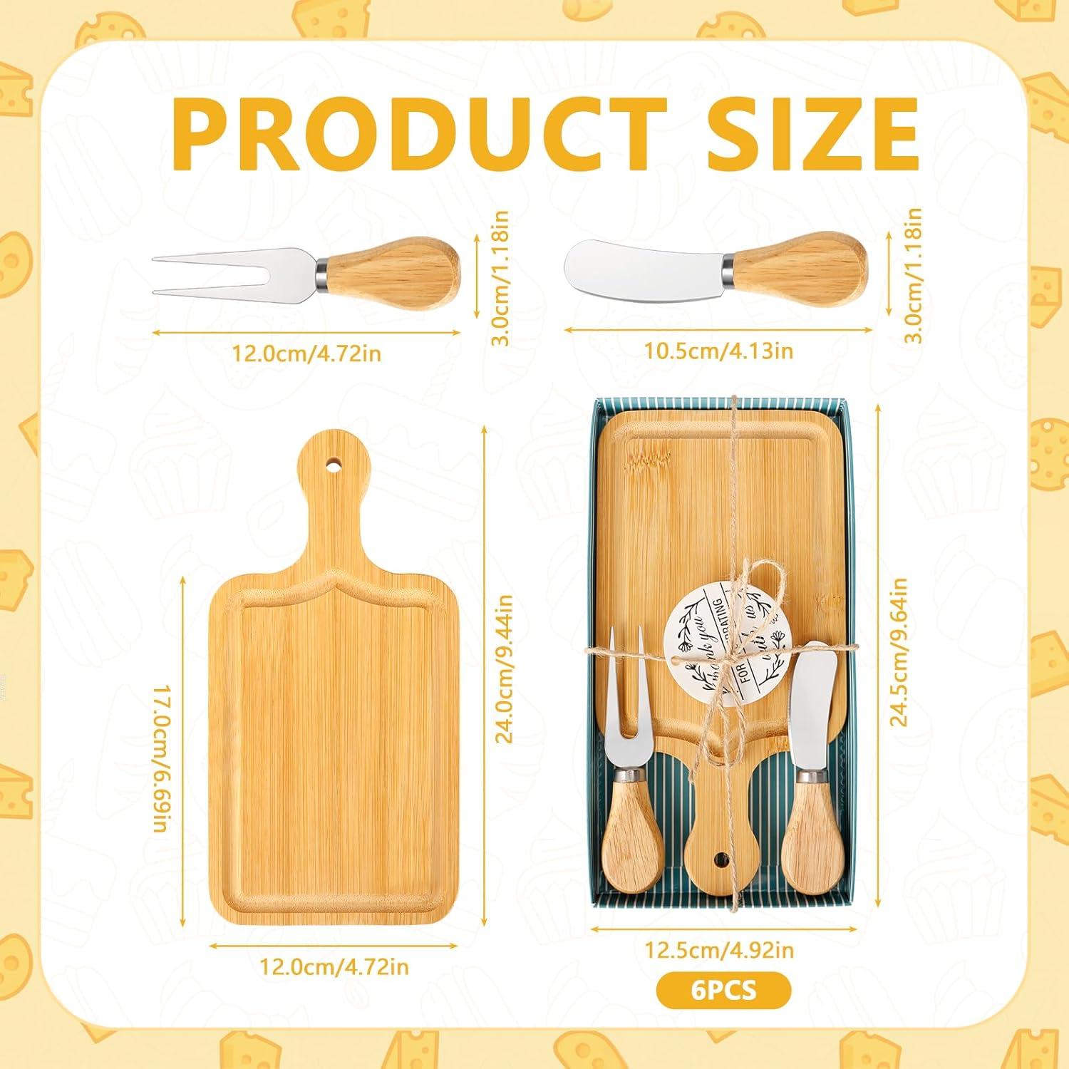 6 Sets de Premios para Baby Shower KBDHYY - Tablas de Queso y Regalo