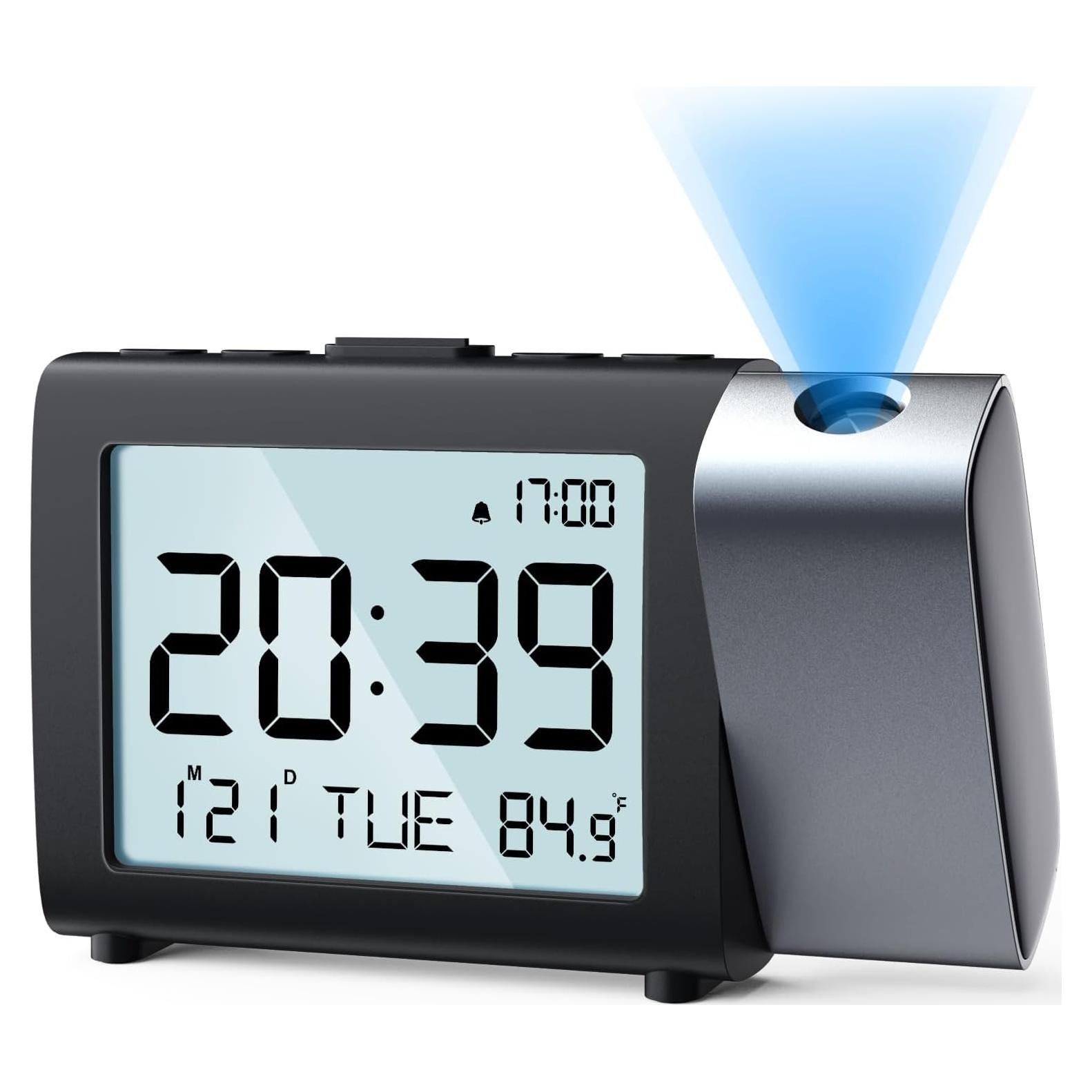 Reloj Despertador Proyector MeesMeek Digital con Temperatura