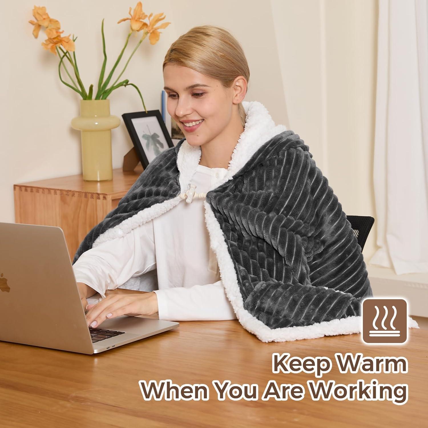 Manta Térmica Eléctrica FIGERM 101.6x177.8 cm Gris Oscuro