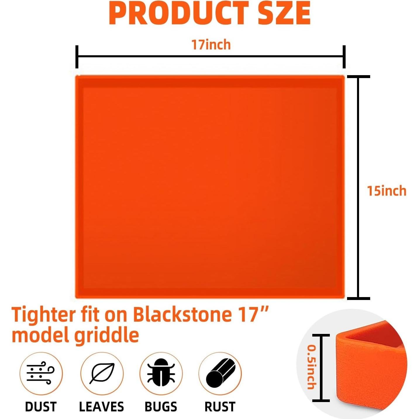 Tapete de Silicona TURLIOARN para Parrilla Blackstone 17"