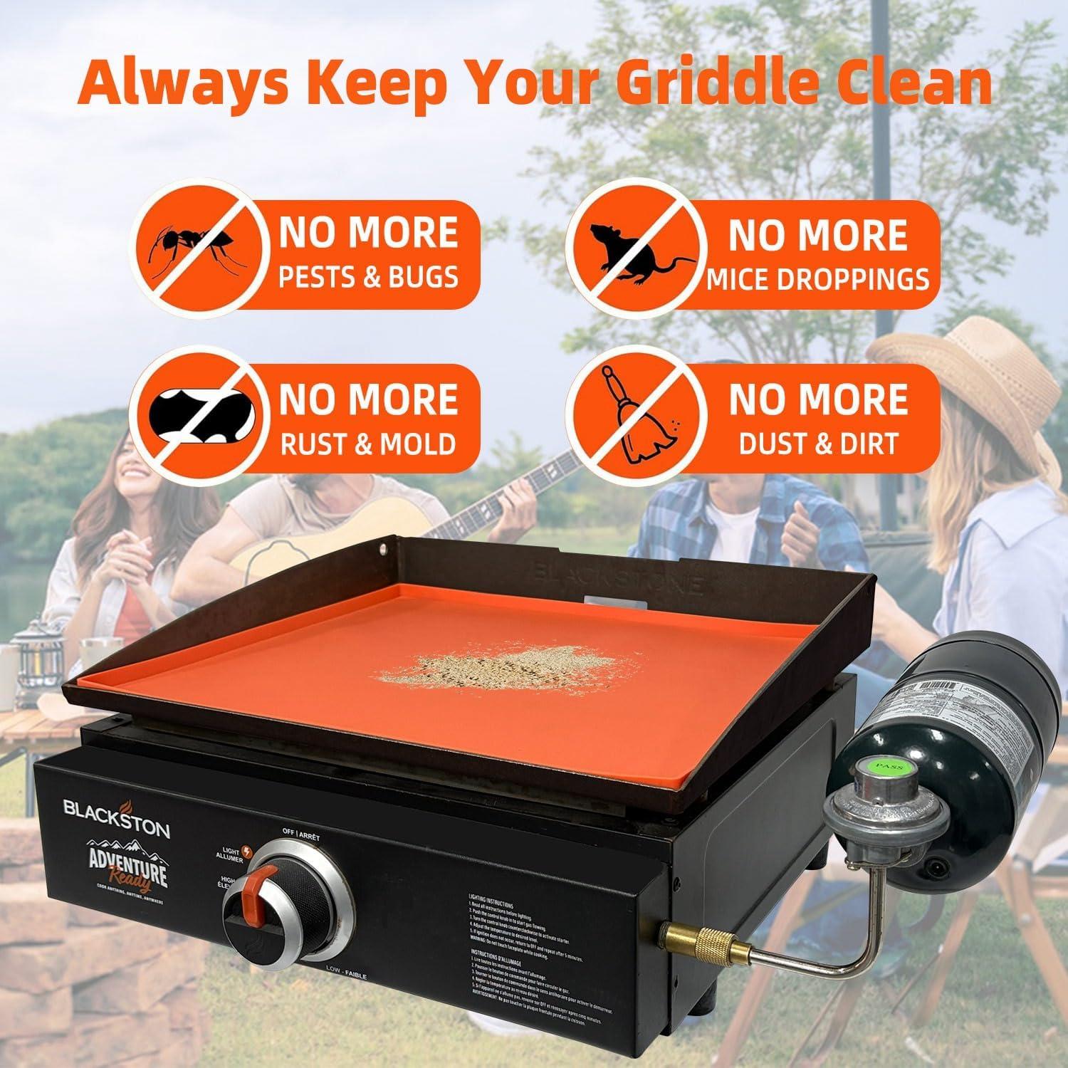 Tapete de Silicona TURLIOARN para Parrilla Blackstone 17"