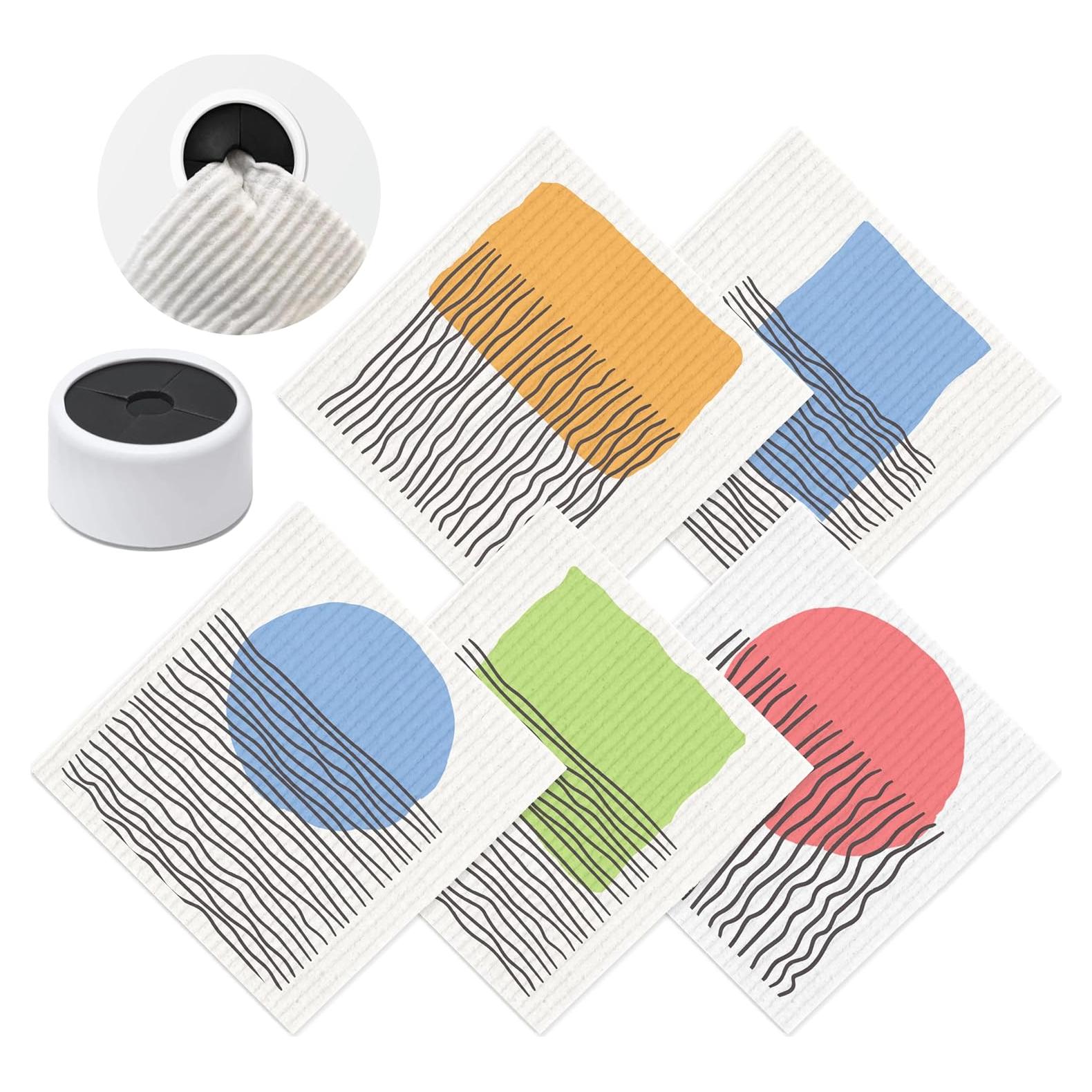 Paquete de 5 Paños de Cocina Biodegradables SUPERSCANDI