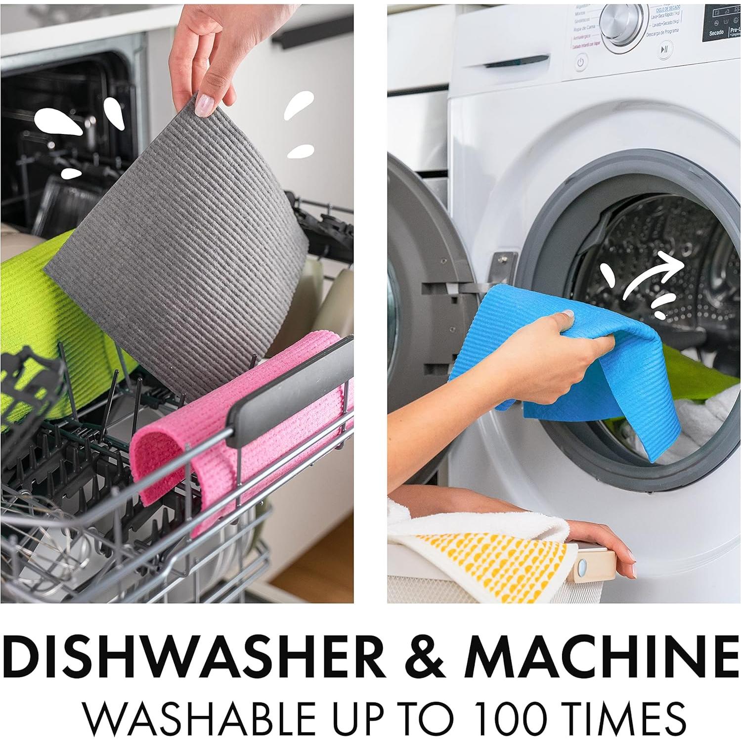 Paquete de 5 Paños de Cocina Biodegradables SUPERSCANDI