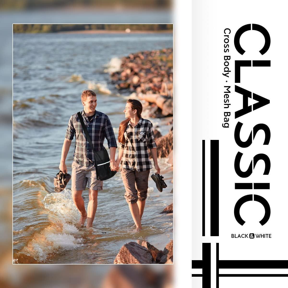 Bolsa de Malla Semi Transparente Cruzada Qiipii para Adultos