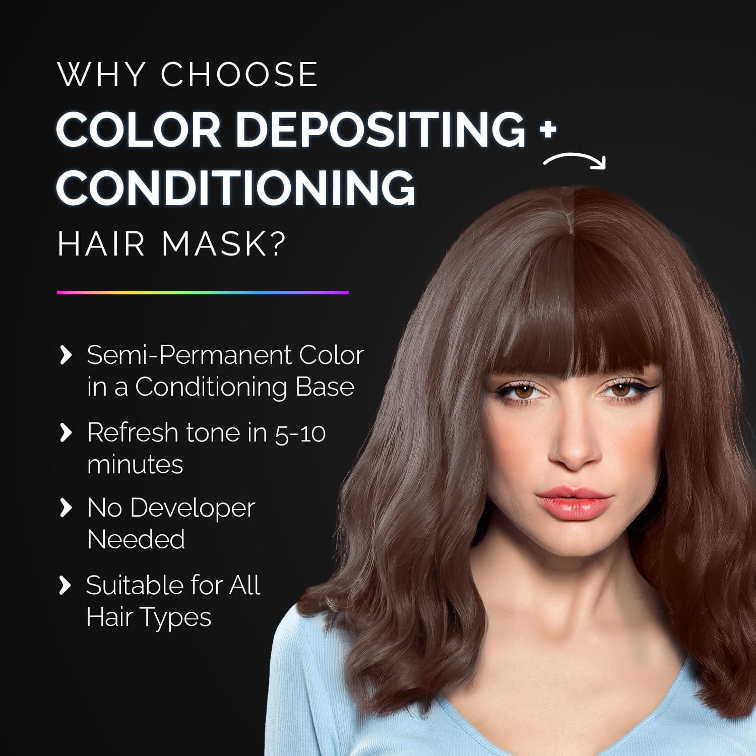 Mascarilla Capilar Color Chocolate Herbishh 103.5 ml 2 en 1