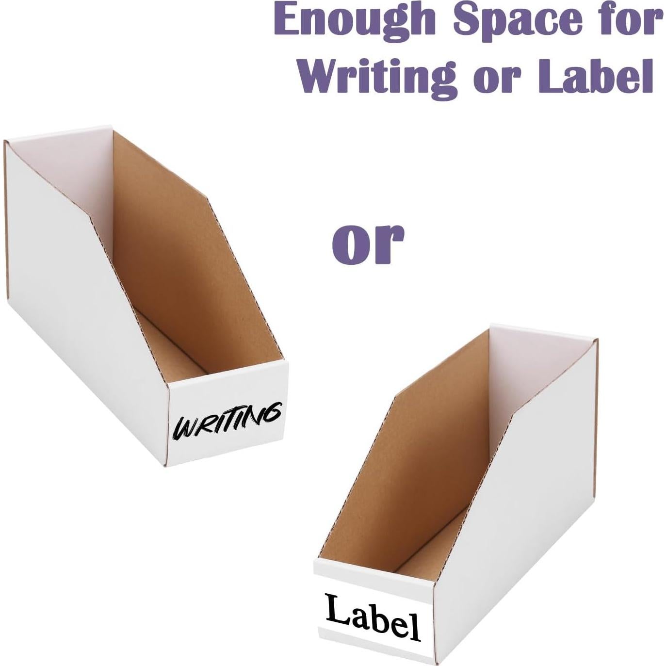 Cajas de Almacenamiento de Cartón EXYGLO 35 Paquetes 23.9x7.6x11.4 cm