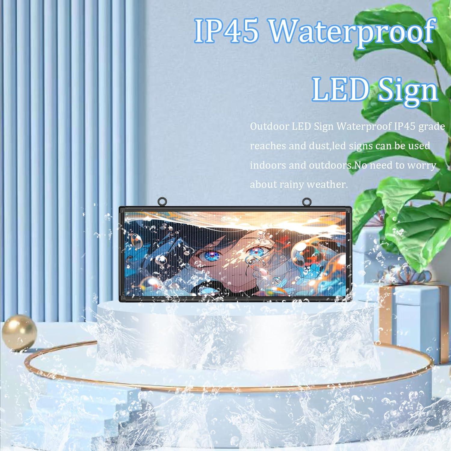 Cartel LED Exterior P6 DS ledsign 101.6x45.7cm IP45