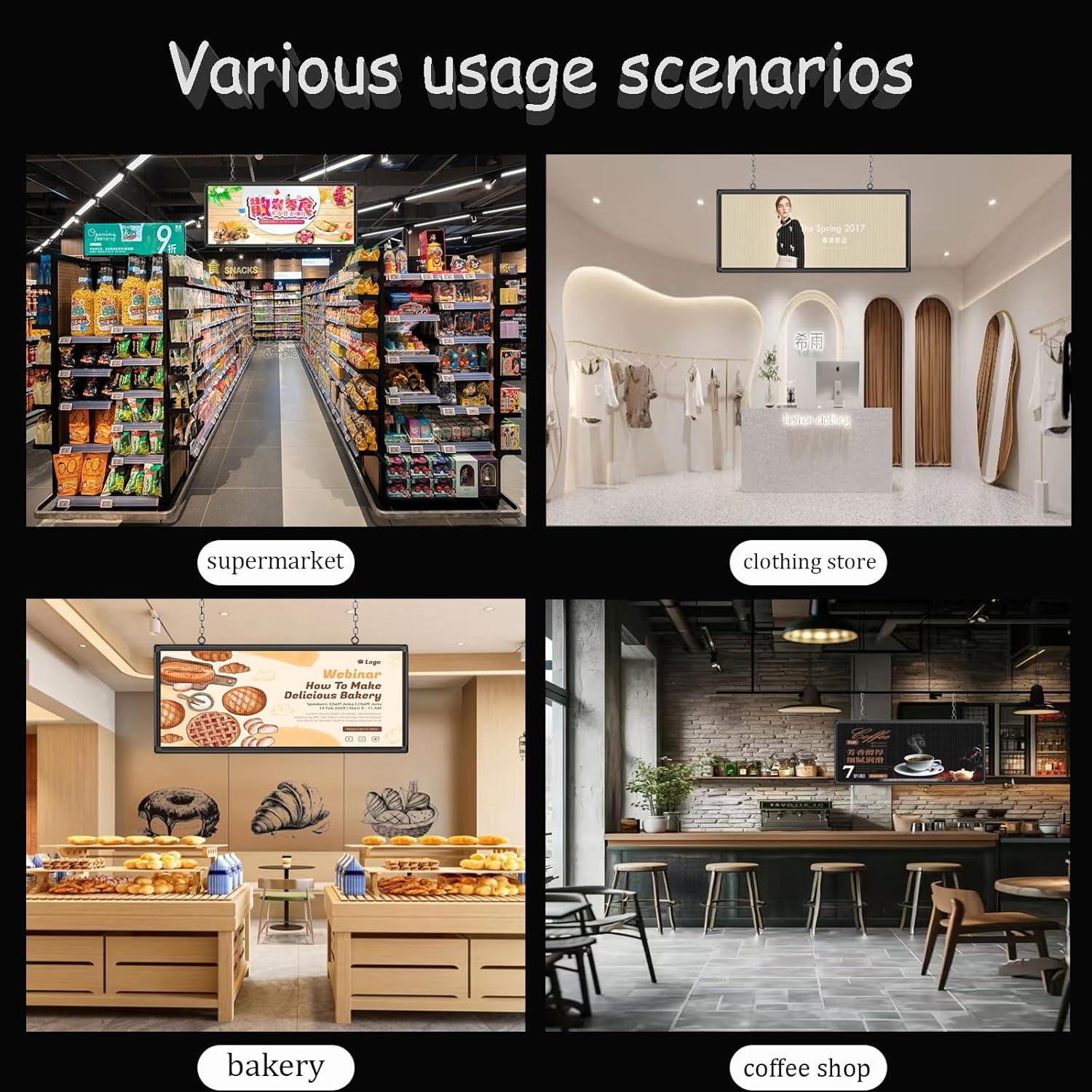 Cartel LED Exterior P6 DS ledsign 101.6x45.7cm IP45