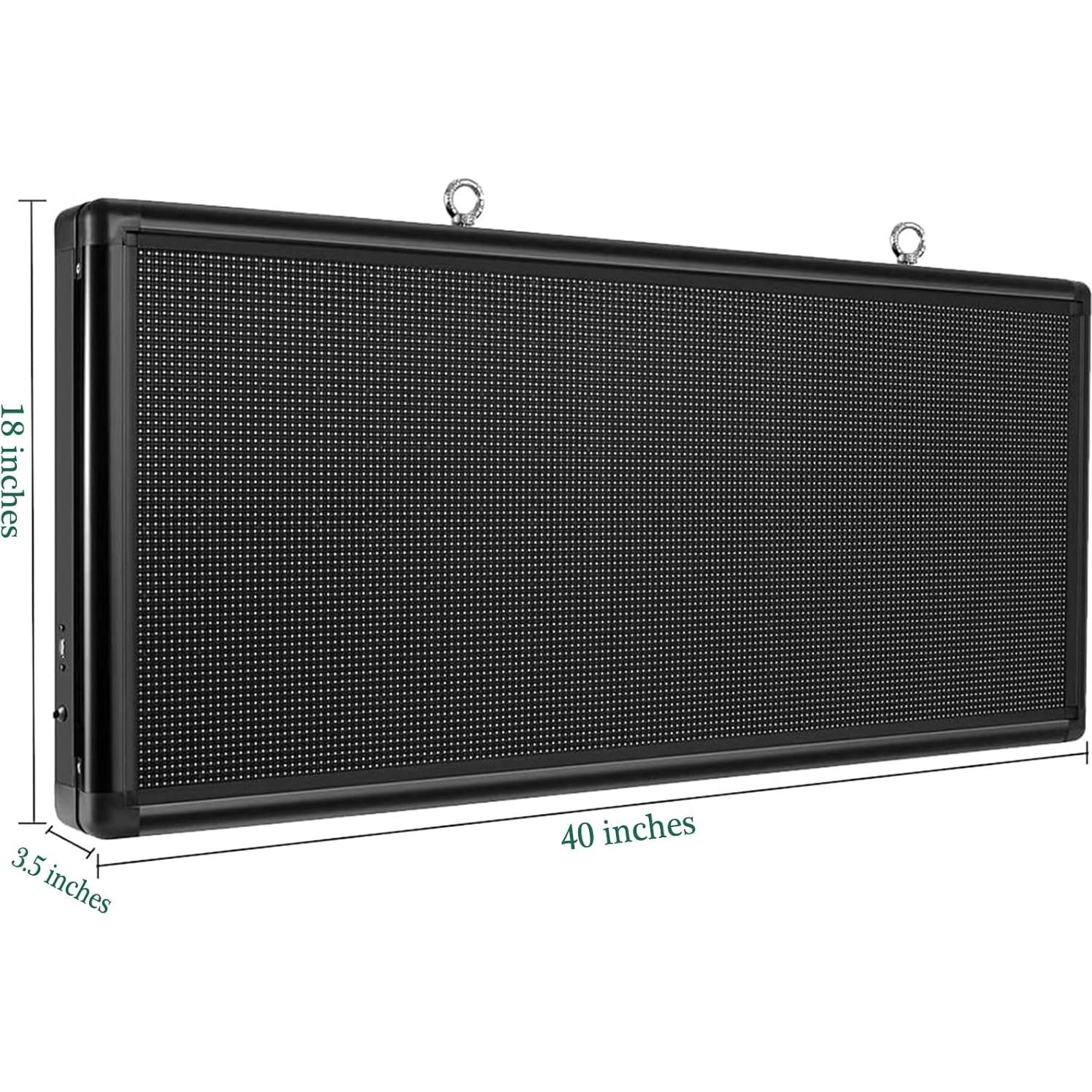 Cartel LED Exterior P6 DS ledsign 101.6x45.7cm IP45