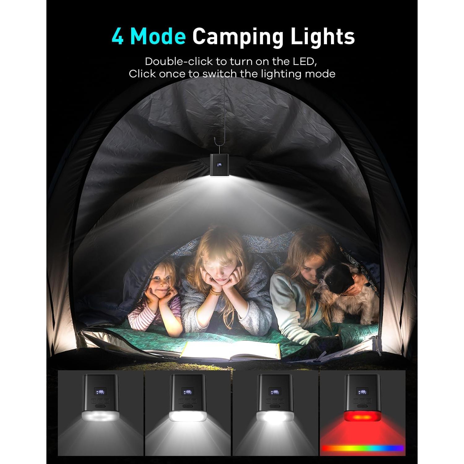 Bomba de Aire Eléctrica ZOPOM 5000mAh Portátil para Inflables