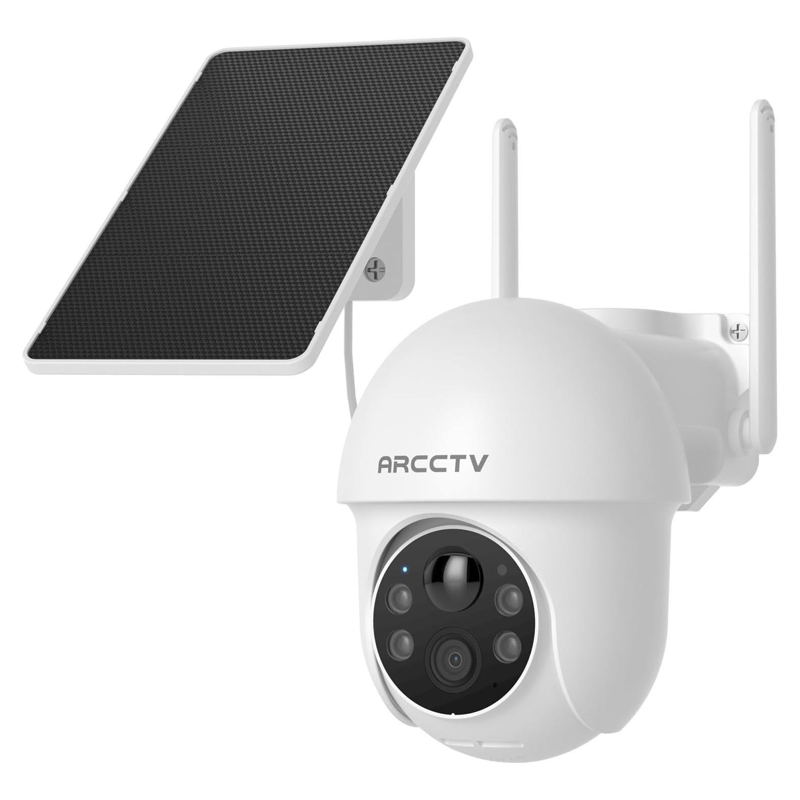 Cámara de Seguridad Solar Inalámbrica 4MP ARCCTV Q01 con Visión Nocturna