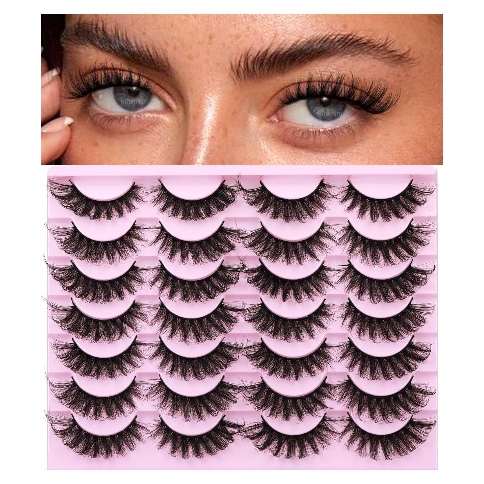 Extensiones de Pestañas Wispy 6D D-Curl 17mm Kiromiro