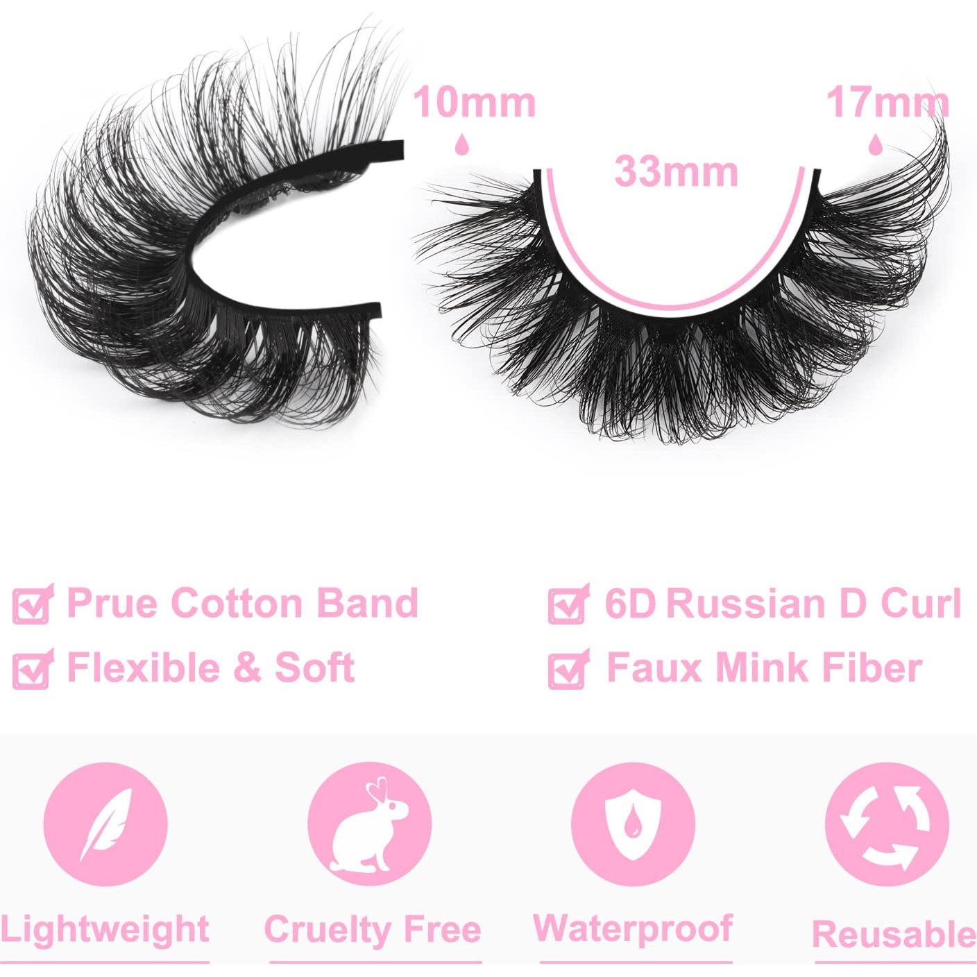 Extensiones de Pestañas Wispy 6D D-Curl 17mm Kiromiro