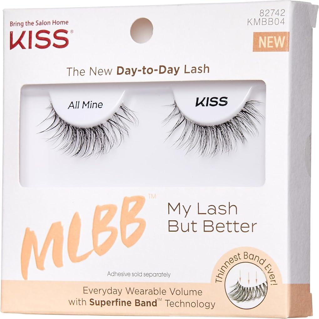 Pestañas Postizas KISS 'Todas Mías' 10 mm Reutilizables