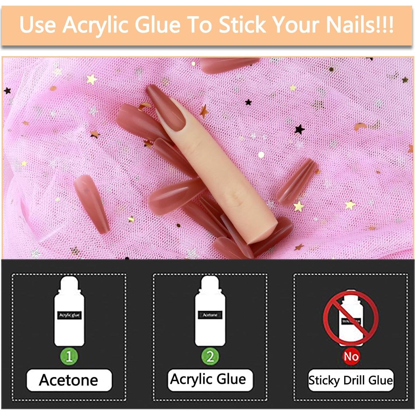 Dedo de Práctica de Silicona para Uñas Acrílicas Namgznso