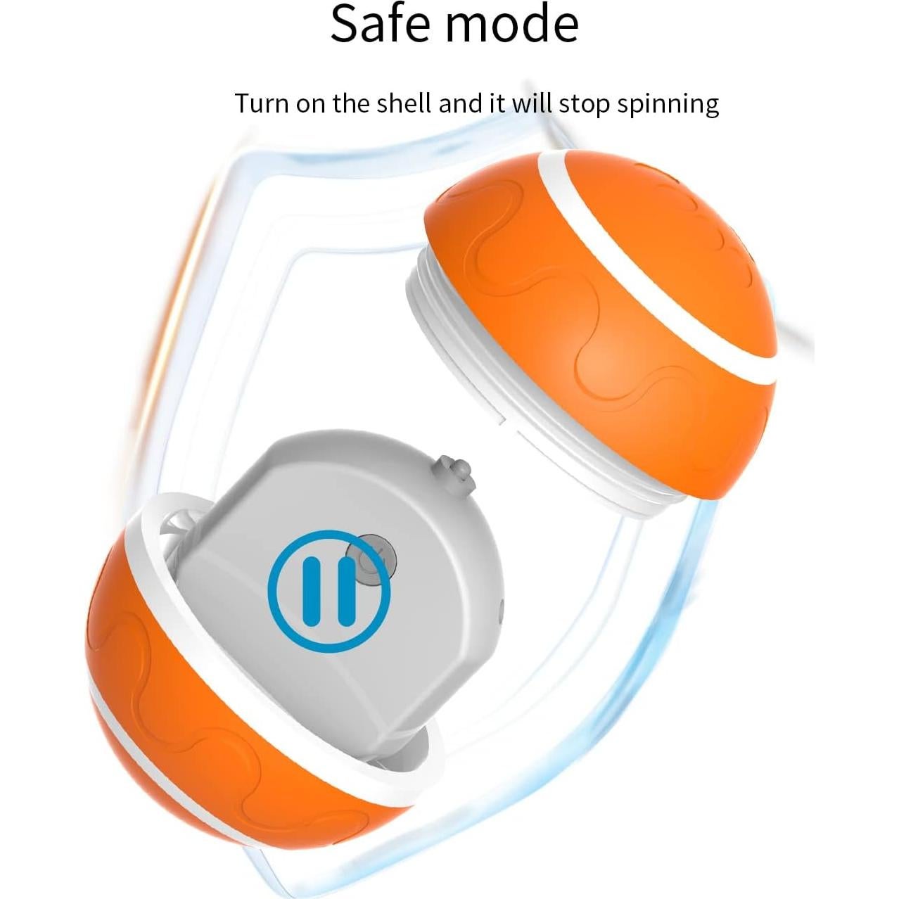 Pelota Interactiva para Perros Morhandisn 8 cm Naranja USB