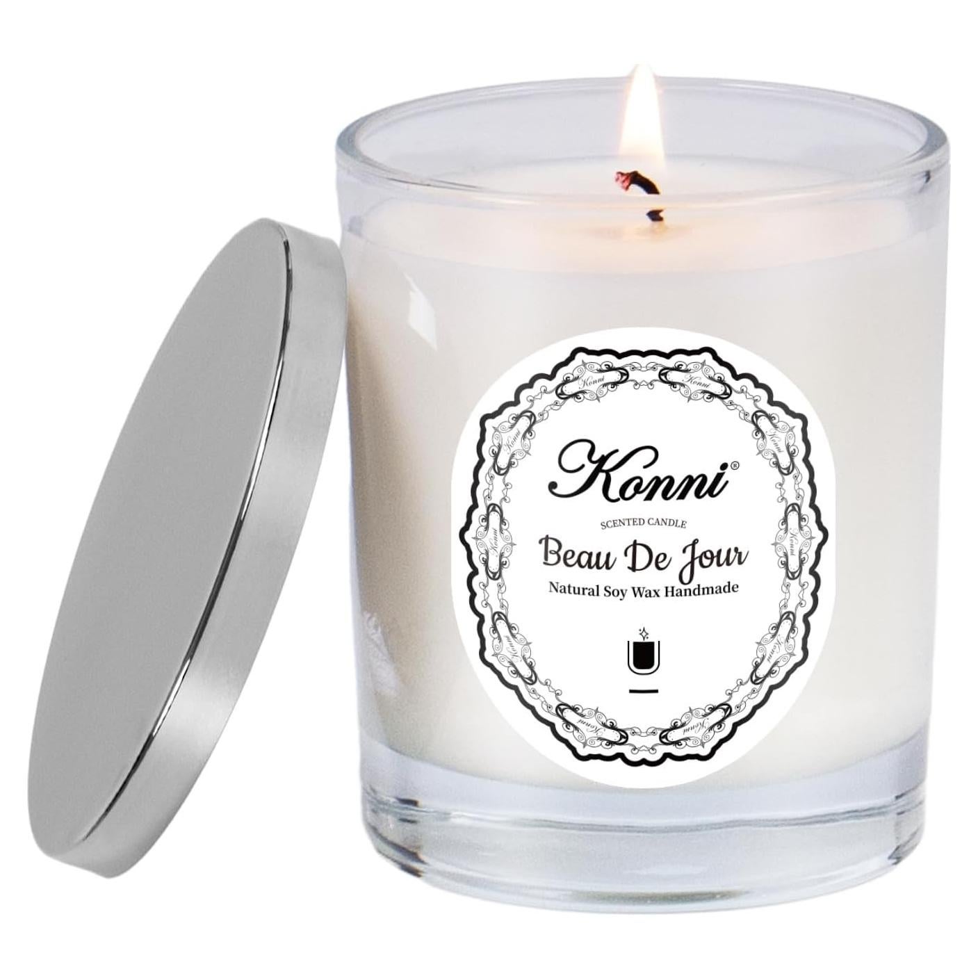 Vela Aromática KONNI de Soja 198g - Un Día Hermoso