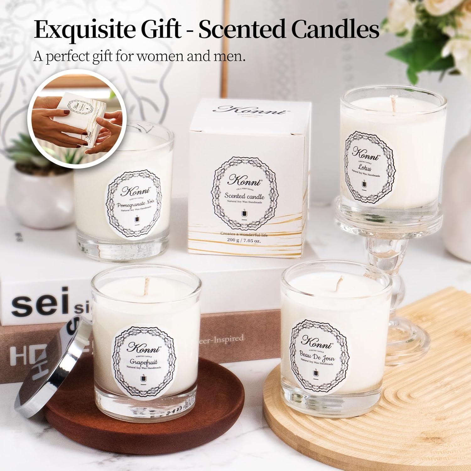 Vela Aromática KONNI de Soja 198g - Un Día Hermoso