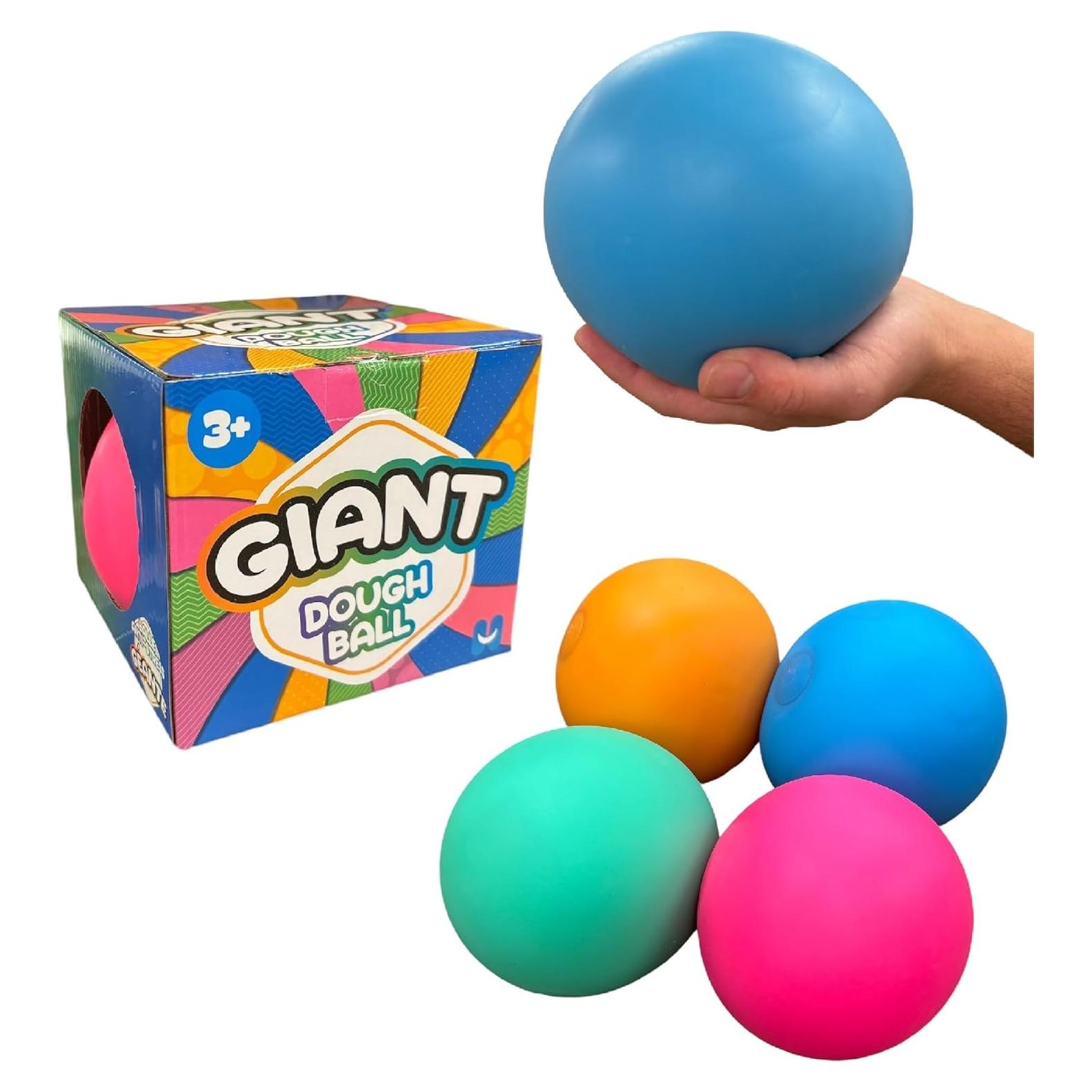 Bola Antiestrés Gigante Hapros 15 cm Azul para Alivio del Estrés