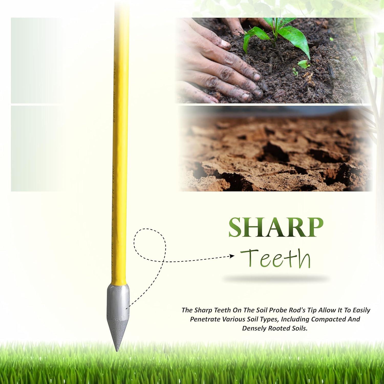 Varilla de Sonda de Suelo Metálica Aislada Febtech 81 cm