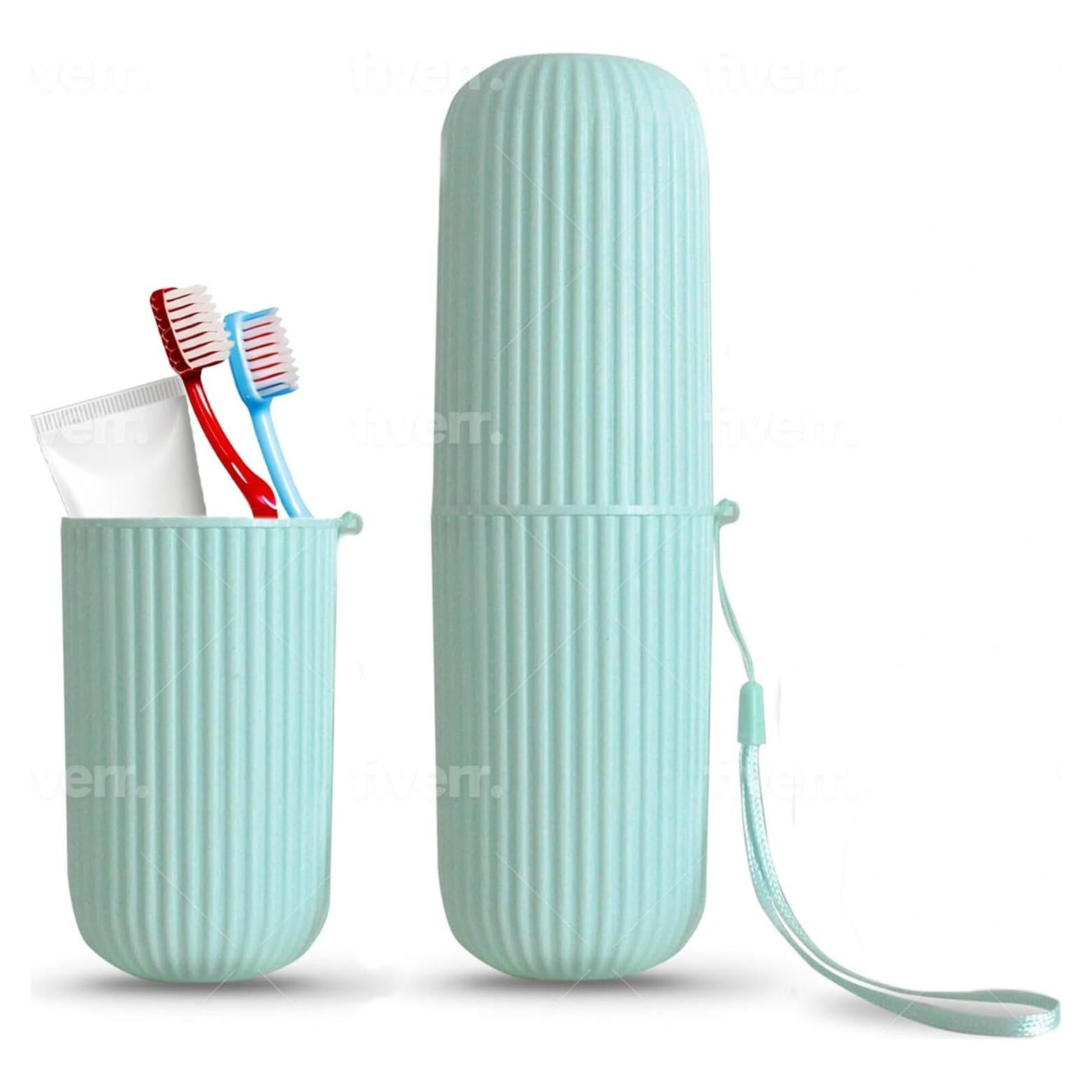 Estuche Portátil para Cepillo de Dientes Genérico Verde