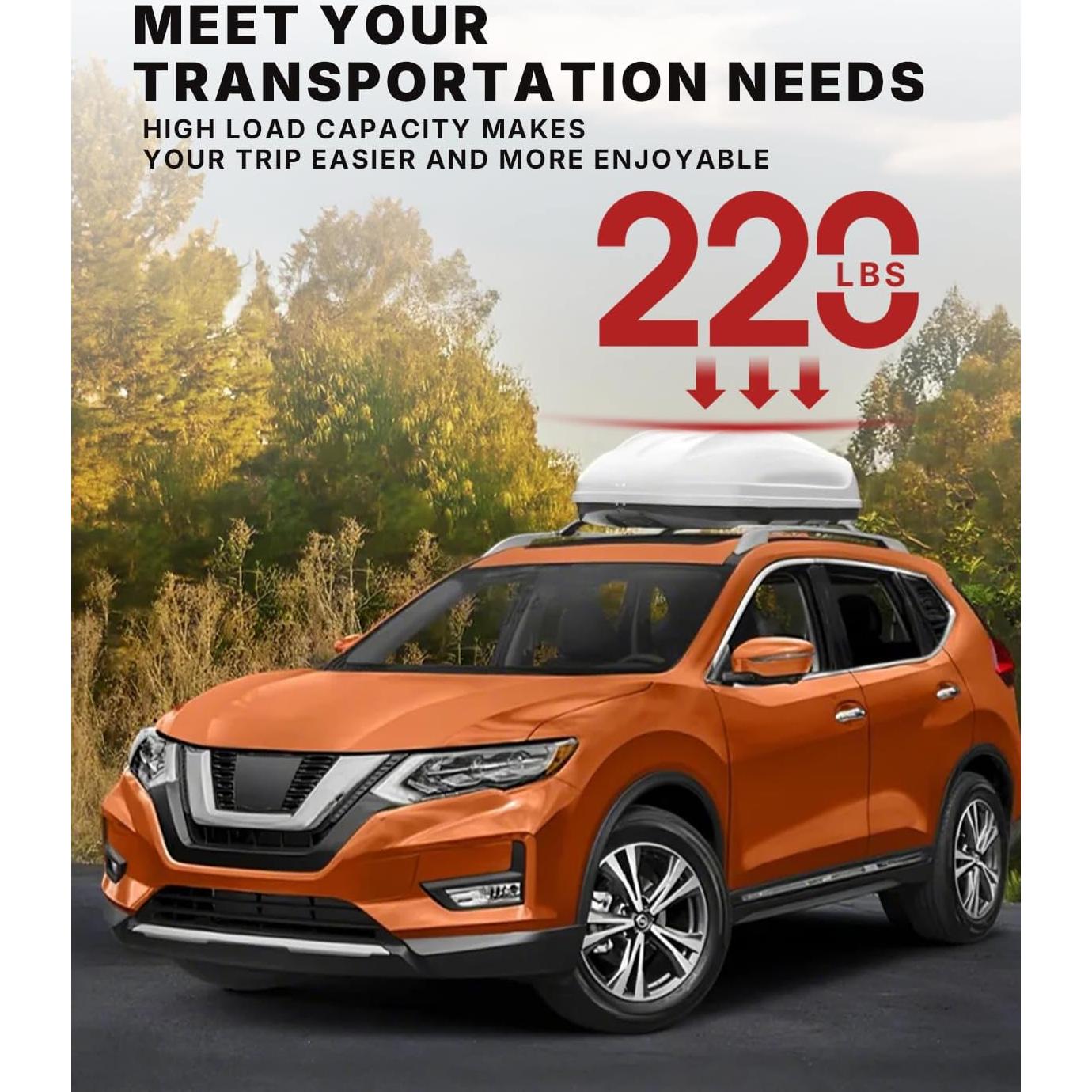 Barras Transversales de Techo Richeer para Rogue 2014-2020 100kg