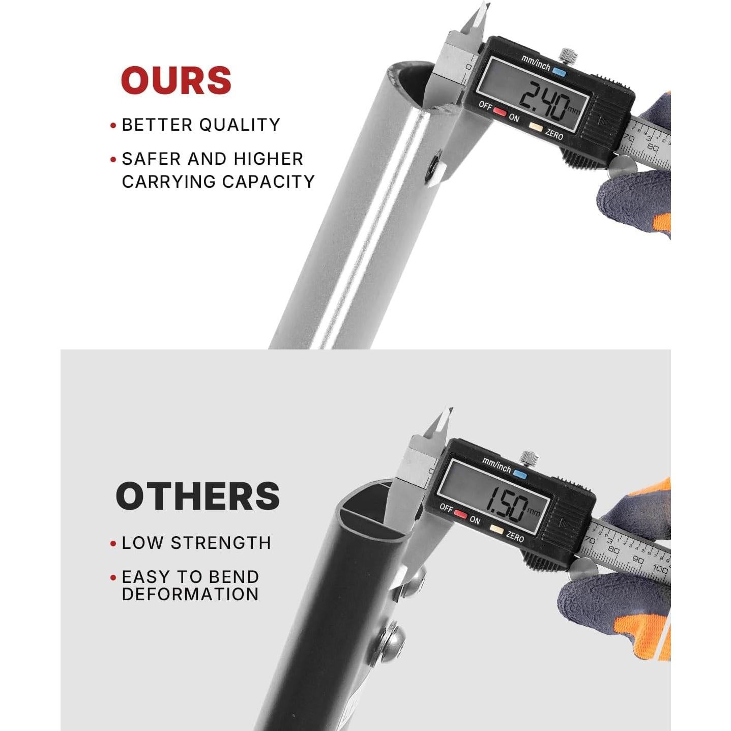 Barras Transversales de Techo Richeer para Rogue 2014-2020 100kg