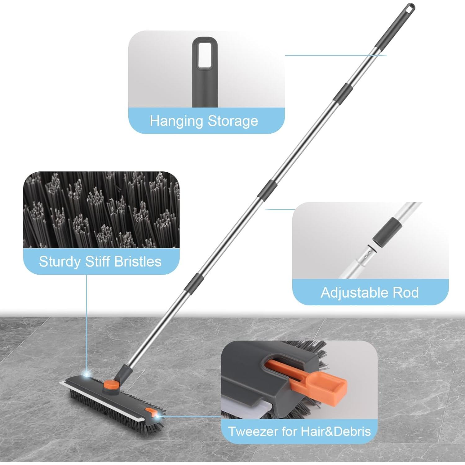 Cepillo de Suelo 4 en 1 Hiitytin con Mango Extensible 137 cm