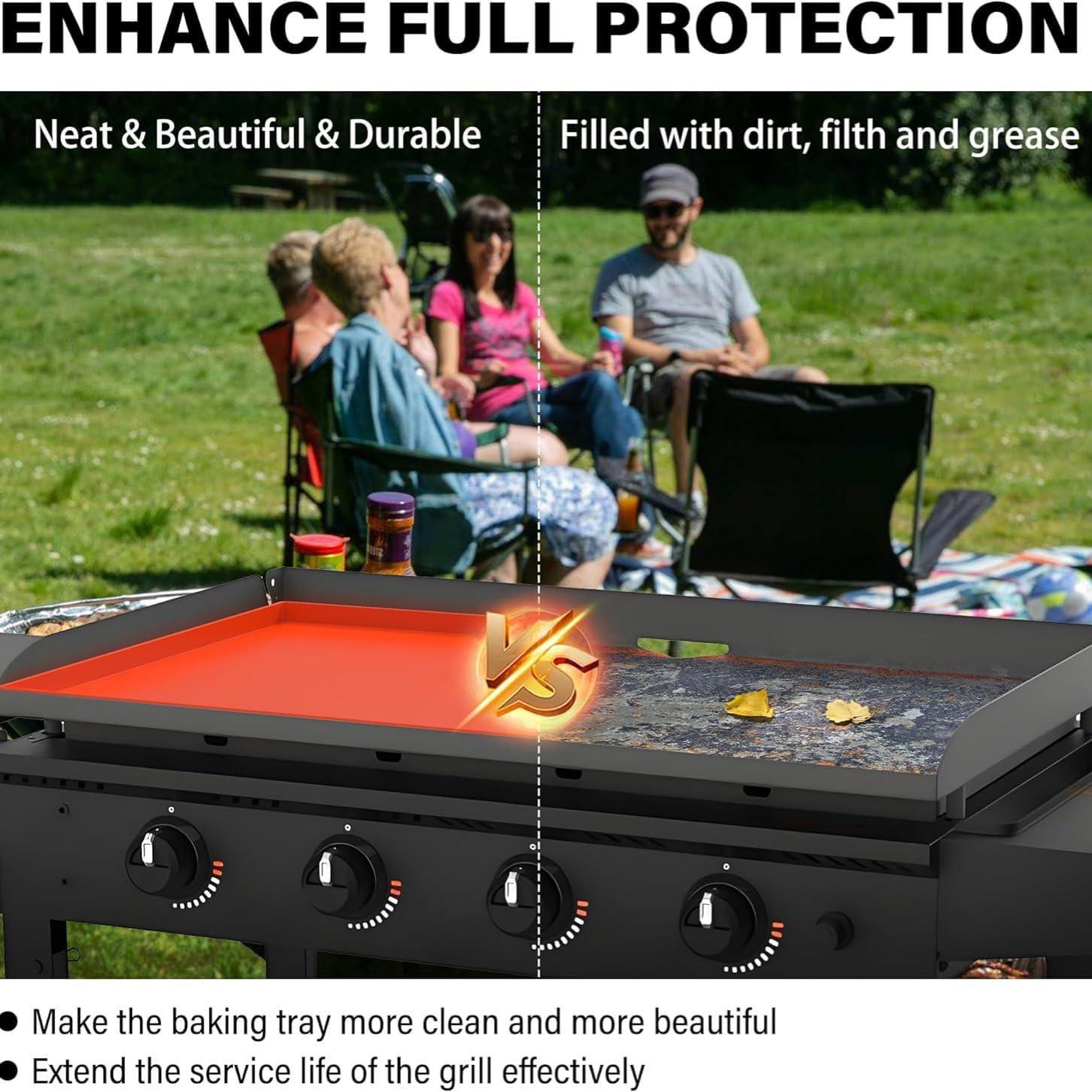 Cubierta de Silicona Jet Lag para Parrilla Blackstone 72x46 cm