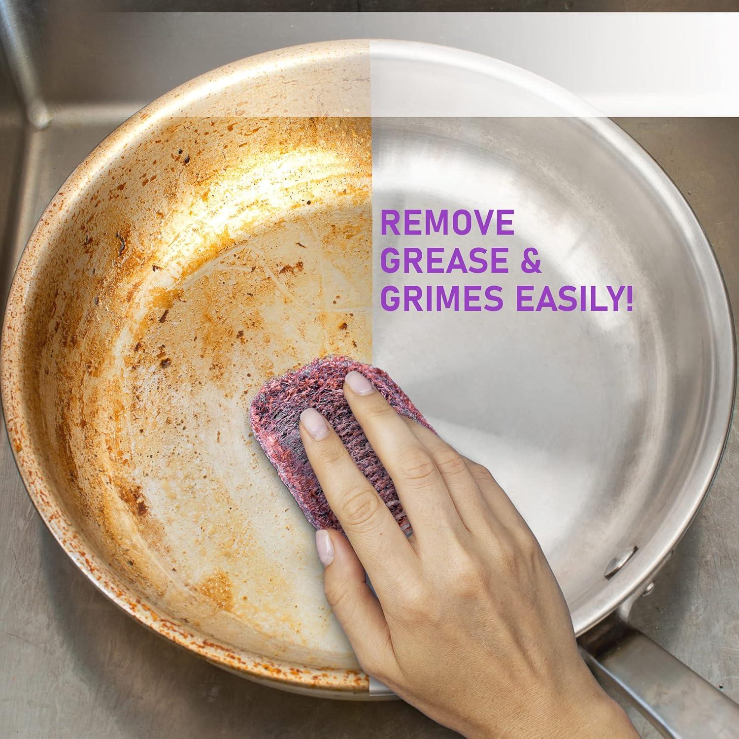 20 Almohadillas de Lana de Acero SteadMax para Limpieza Dura