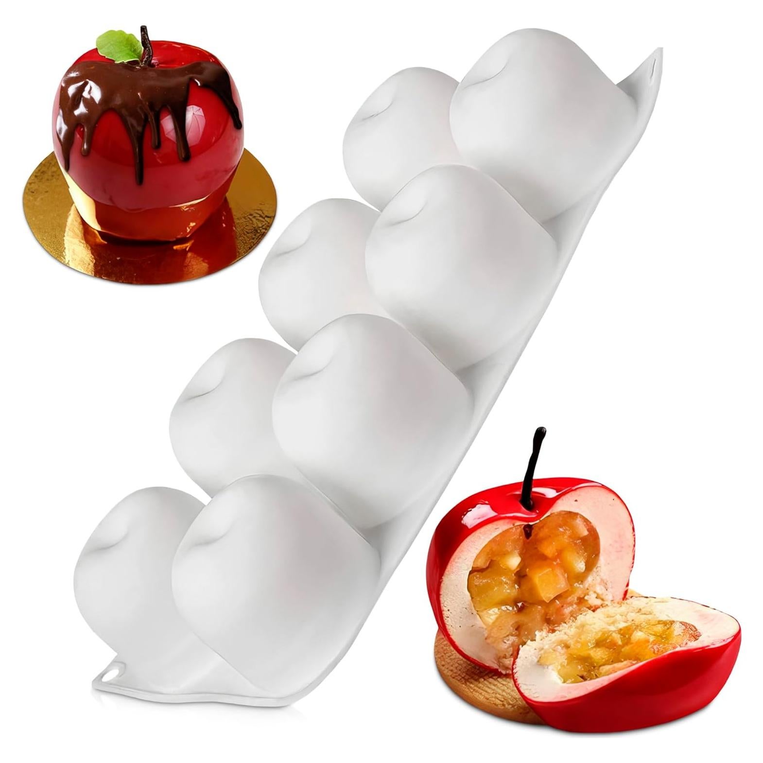 Molde de Silicona VIKROM para Manzanas 8 Cavidades 28.5x17cm