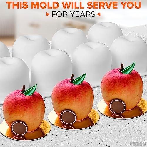 Molde de Silicona VIKROM para Manzanas 8 Cavidades 28.5x17cm