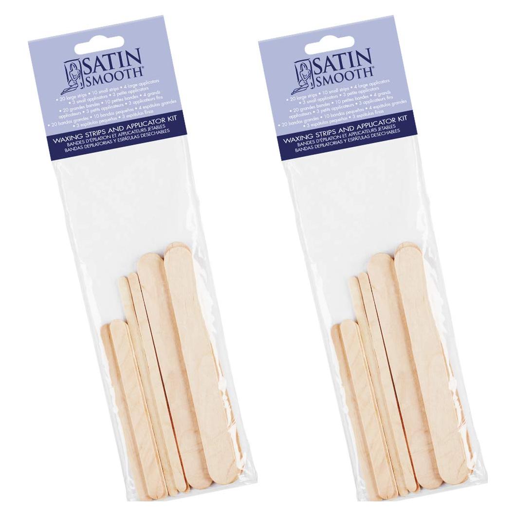 Kit de Depilación Satin Smooth - Tiras y Aplicadores 2 Pzas